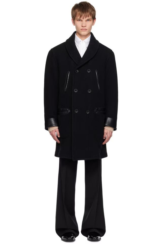 Maison Margiela o1w1db10324 Coats in Black Size US L / EU 52-54 / 3 - 1 Thumbnail