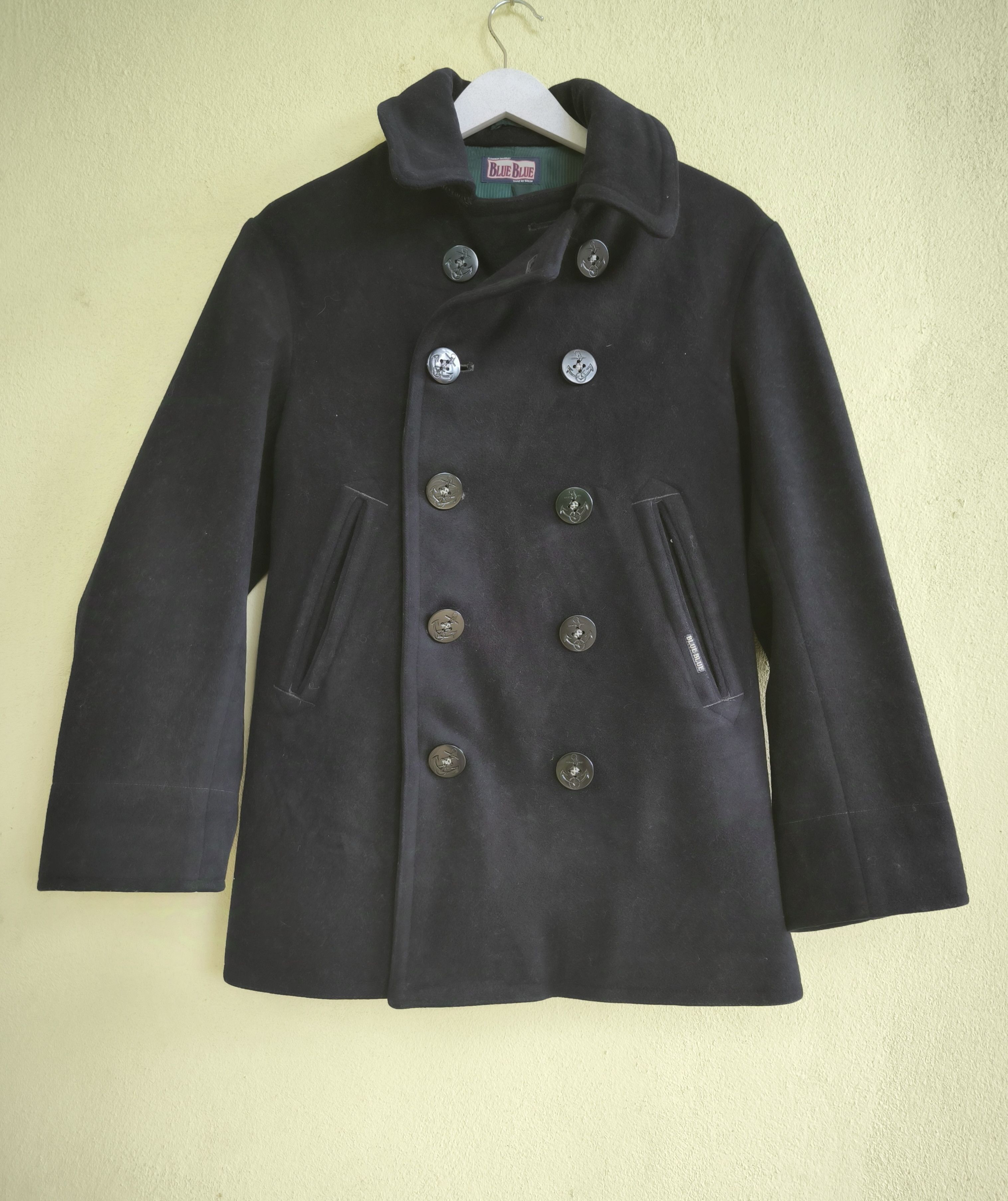 Blue Blue Japan BLUE BLUE JAPAN double breasted wool coat jacket Size US S / EU 44-46 / 1 - 1 Thumbnail