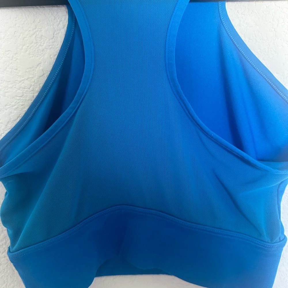 Gymshark Gymshark Serene Blue Sports Bra Racerback Blueberry Small Size ONE SIZE - 7 Thumbnail