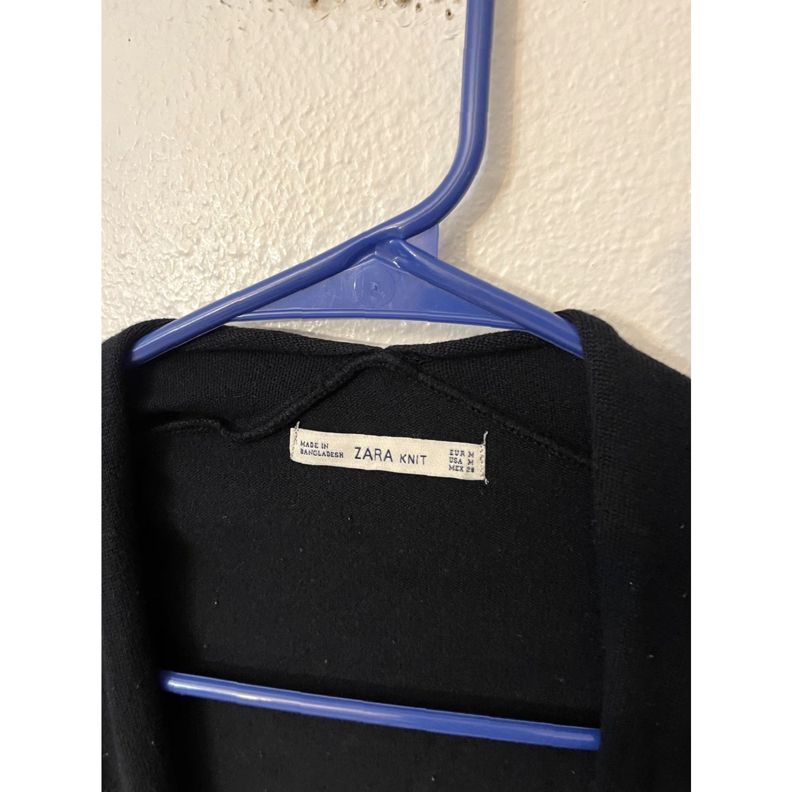 Zara Zara Womens Black Long Sleeve Open Front Cardigan Sweater Size M Ladies Size M / US 6-8 / IT 42-44 - 3 Thumbnail
