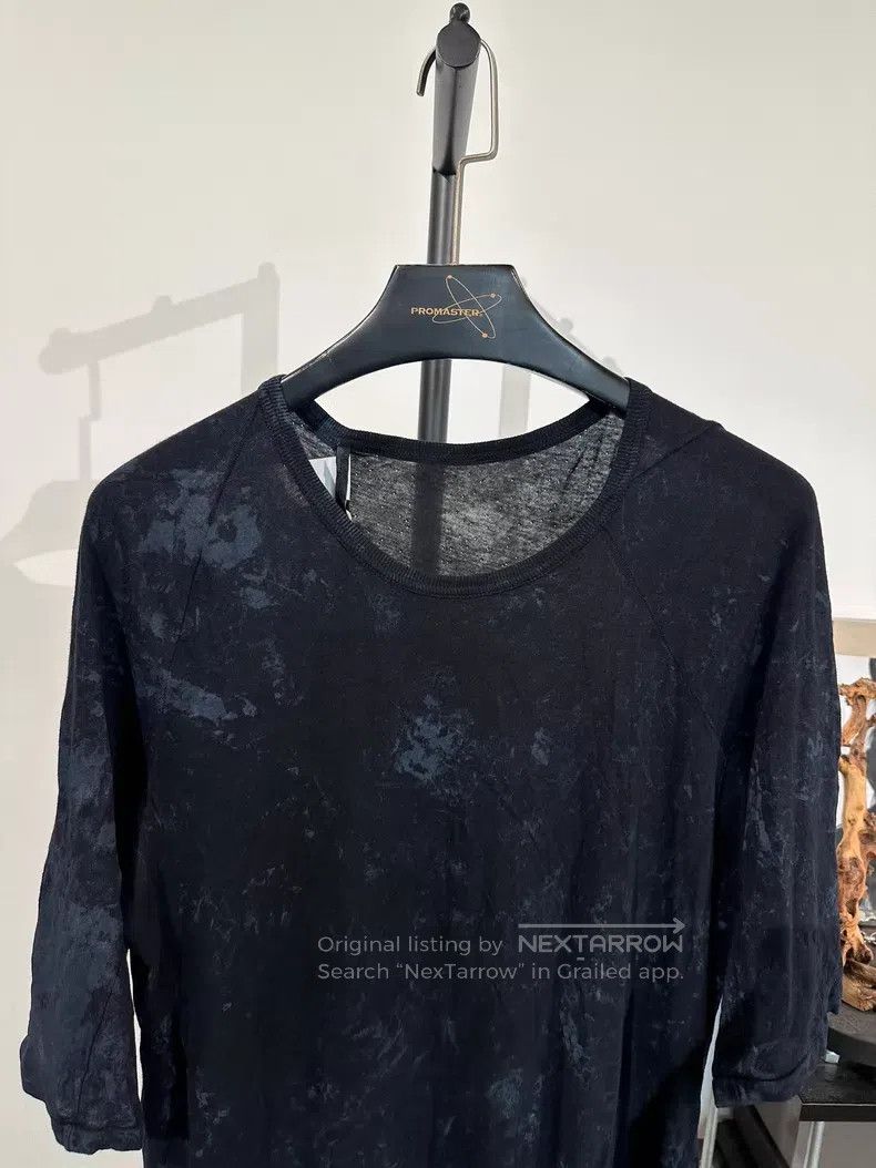 Boris Bidjan Saberi Boris Bidjan Saberi Dyeed distressed short-sleeved T-shirt Size US L / EU 52-54 / 3 - 5 Thumbnail