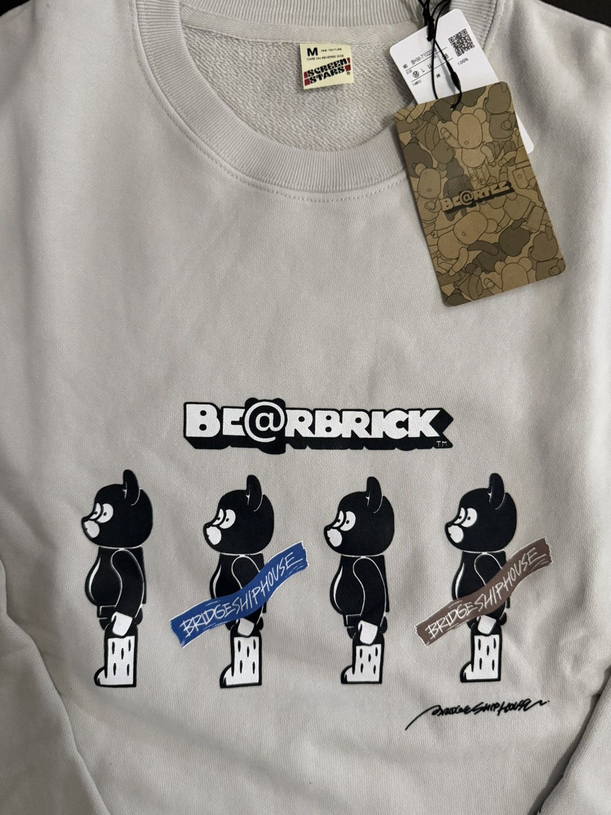 Medicom Toy Bearbrick x Bridge Ship House Crewneck Size US M / EU 48-50 / 2 - 2 Thumbnail