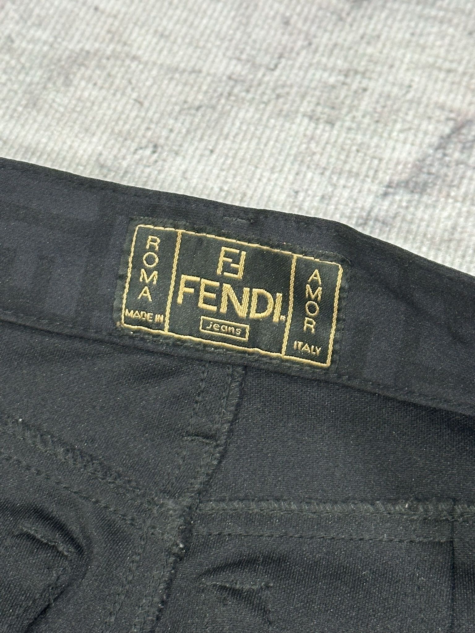 Fendi Fendi Pants Vintage Zucca FF Monogram Logo Black Size 28" / US 6 / IT 42 - 11 Thumbnail