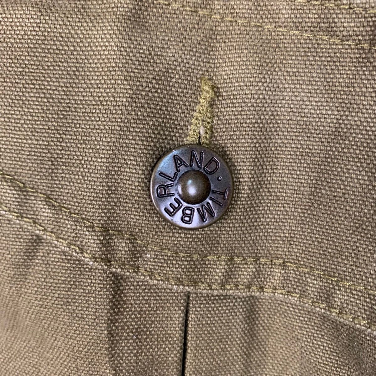 Timberland ☀️Vintage Timberland leather collar button jacket Size US M / EU 48-50 / 2 - 13 Thumbnail