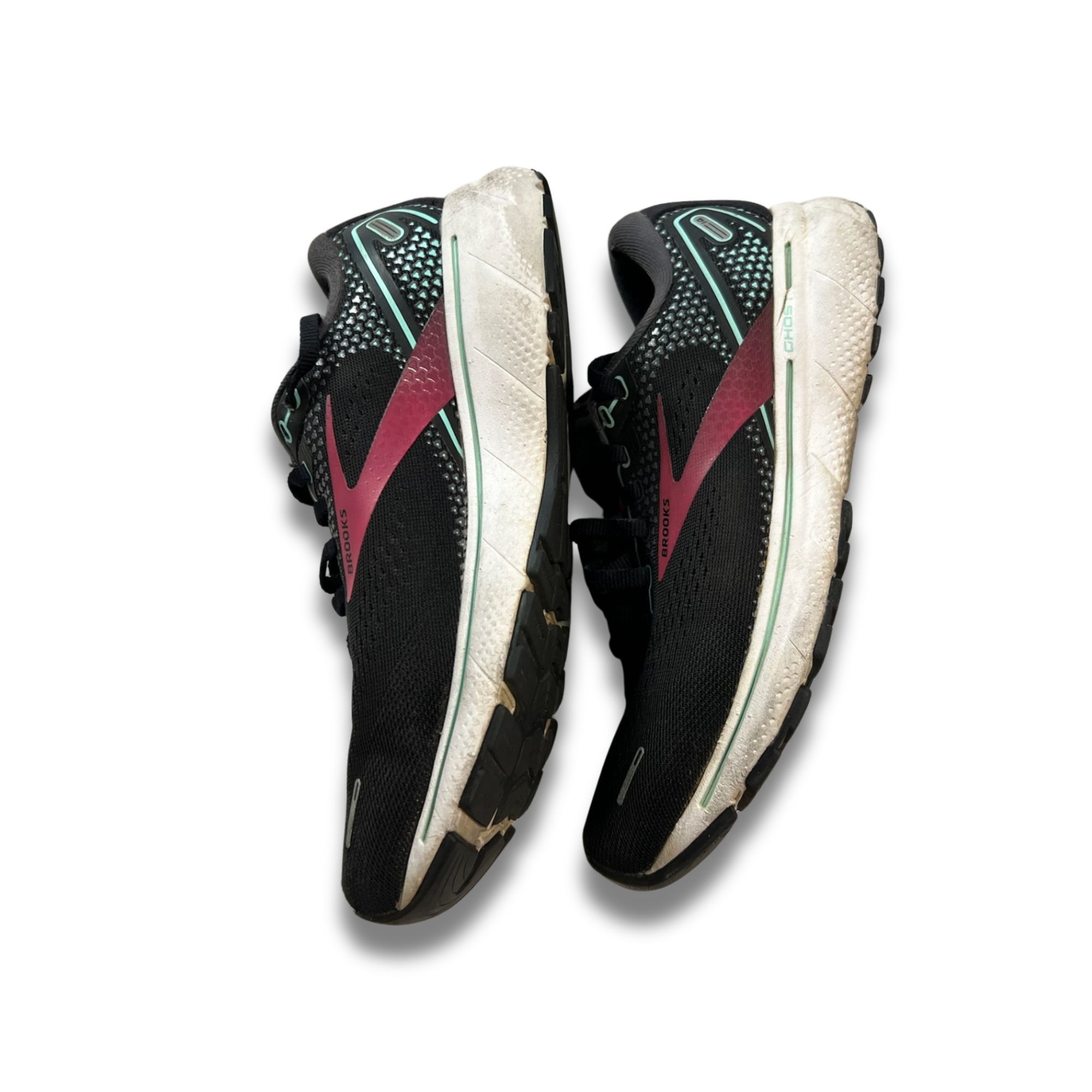 Brooks Brooks Ghost 14 Womens Running Shoes Size 7.5 Black/Pink Cus Size US 7.5 / IT 37.5 - 6 Thumbnail