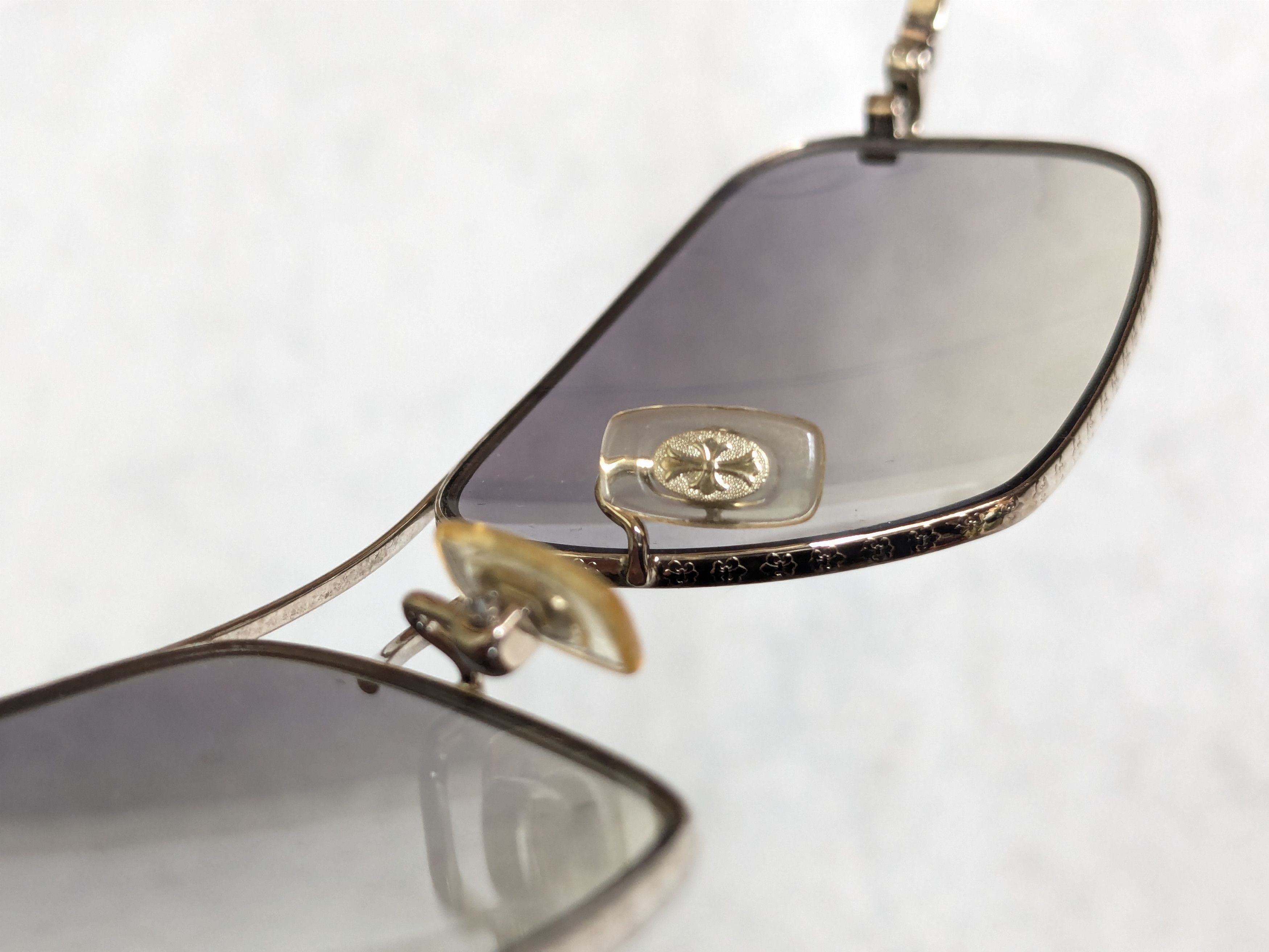 Chrome Hearts Chrome Hearts Skysaw I Sunglasses Blue Gradient Size ONE SIZE - 6 Thumbnail