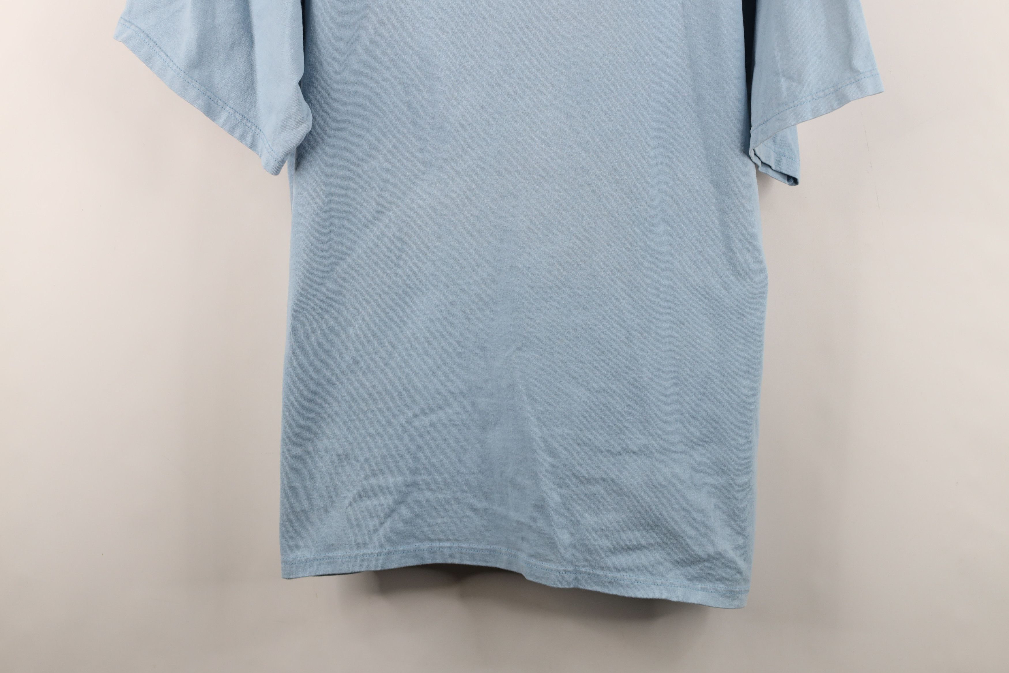 Vintage Vintage 90s Streetwear Heavy T-Shirt Carolina Blue USA Size US L / EU 52-54 / 3 - 3 Thumbnail