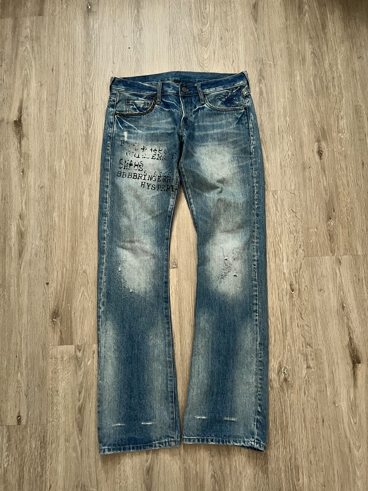 Hysteric Glamour Hysteric glamour studded jeans | Grailed