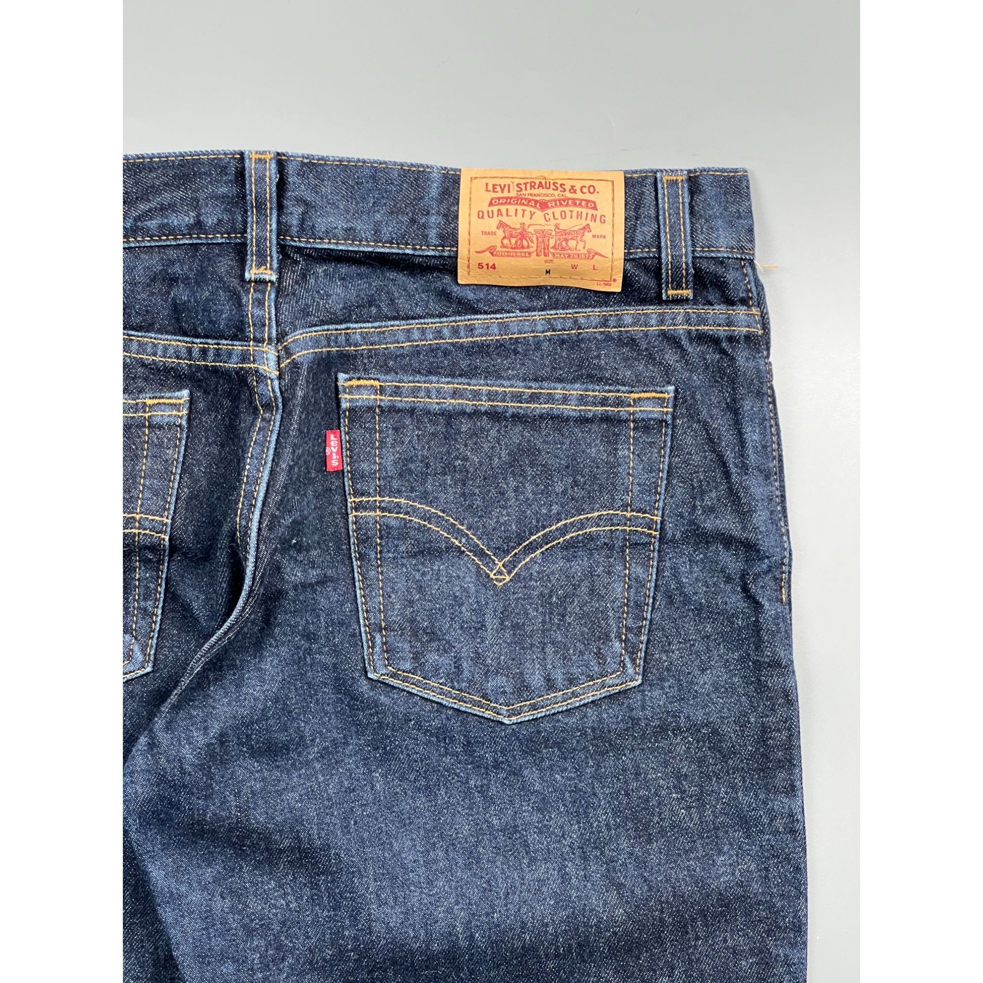Levi's Levi’s 514 Made in USA Flared Denim Jeans Pants (Y0839) Size 33" - 10 Thumbnail