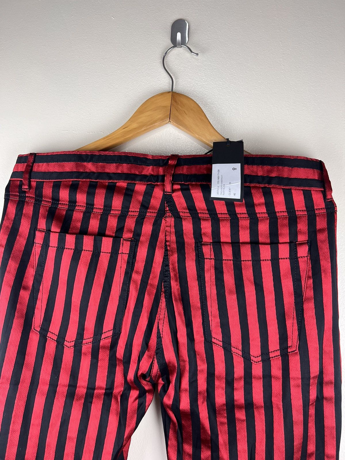 Ann Demeulemeester ANN DEMEULEMEESTER WAINWRIGHT STRIPES TROUSER Size US 36 / EU 52 - 3 Thumbnail