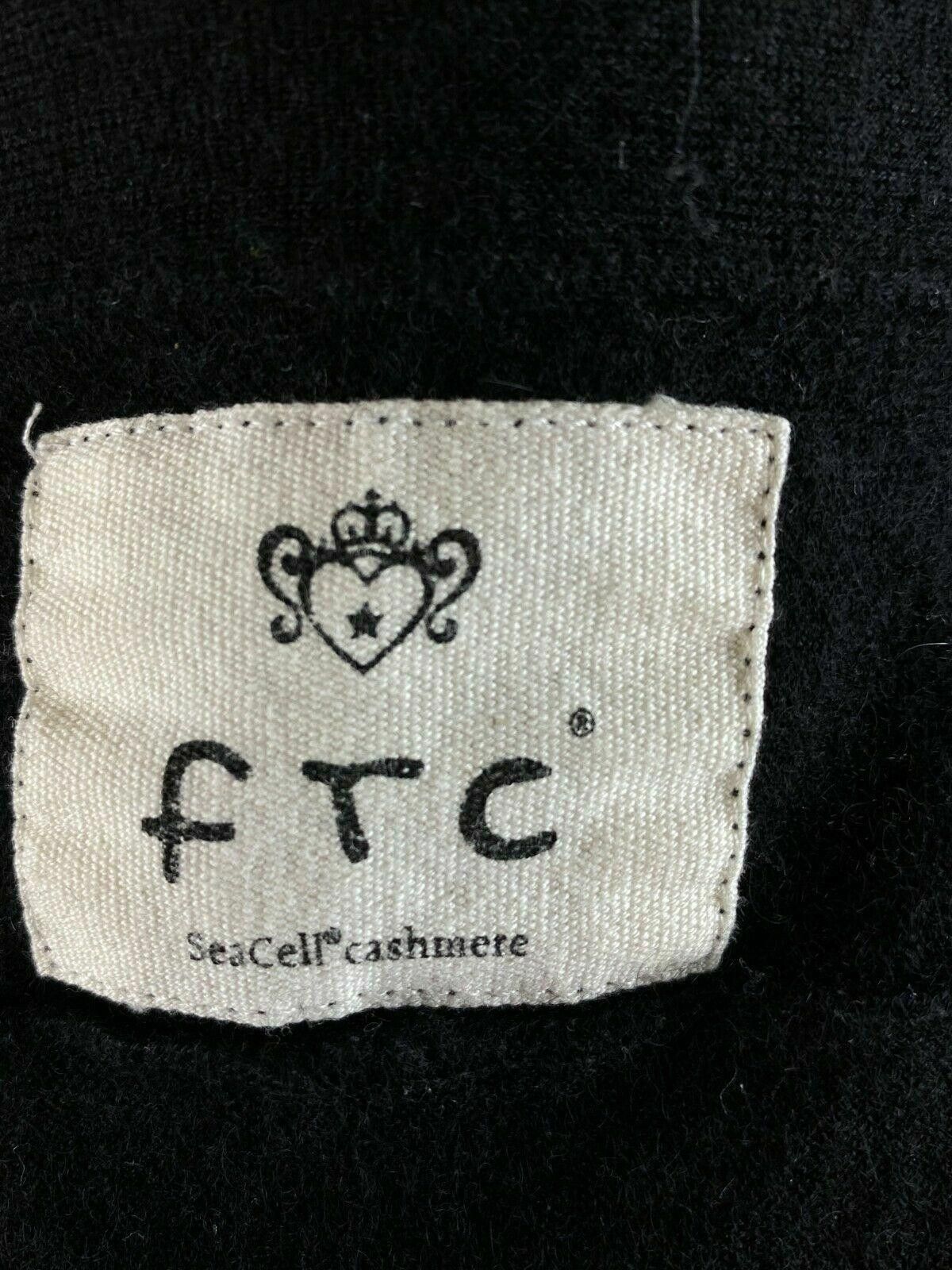 FTC Ladiess FTC V-Neck Black Cashmere Cardigan Jumper Size S Size S / US 4 / IT 40 - 11 Thumbnail