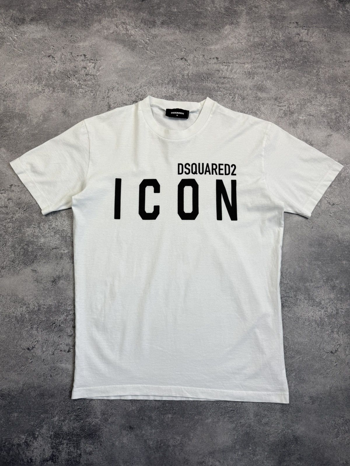Dsquared2 Dsquared2 ICON Big Logo T-Shirt White Tee Y2K Streetwear Size US M / EU 48-50 / 2 - 2 Thumbnail