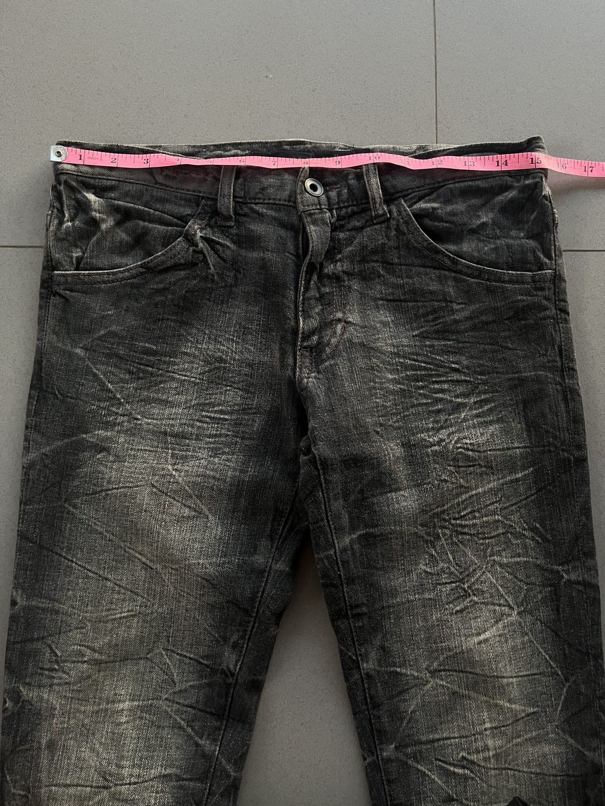 14th Addiction JAPANESE SCHLUSSEL FLARE VKEI BOOT CUT PUNK PANTS DENIM Size US 29 - 10 Thumbnail