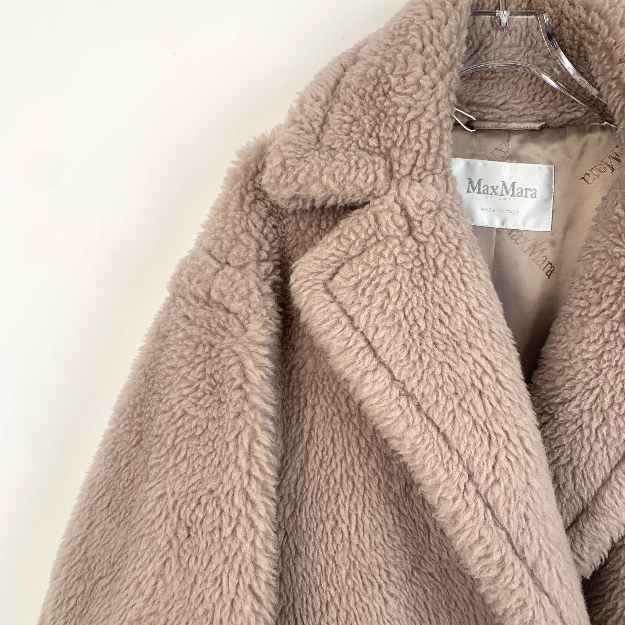 Max Mara MaxMara Womens Teddy Bear Wool-Blend Long Coat Size S / US 4 / IT 40 - 3 Thumbnail