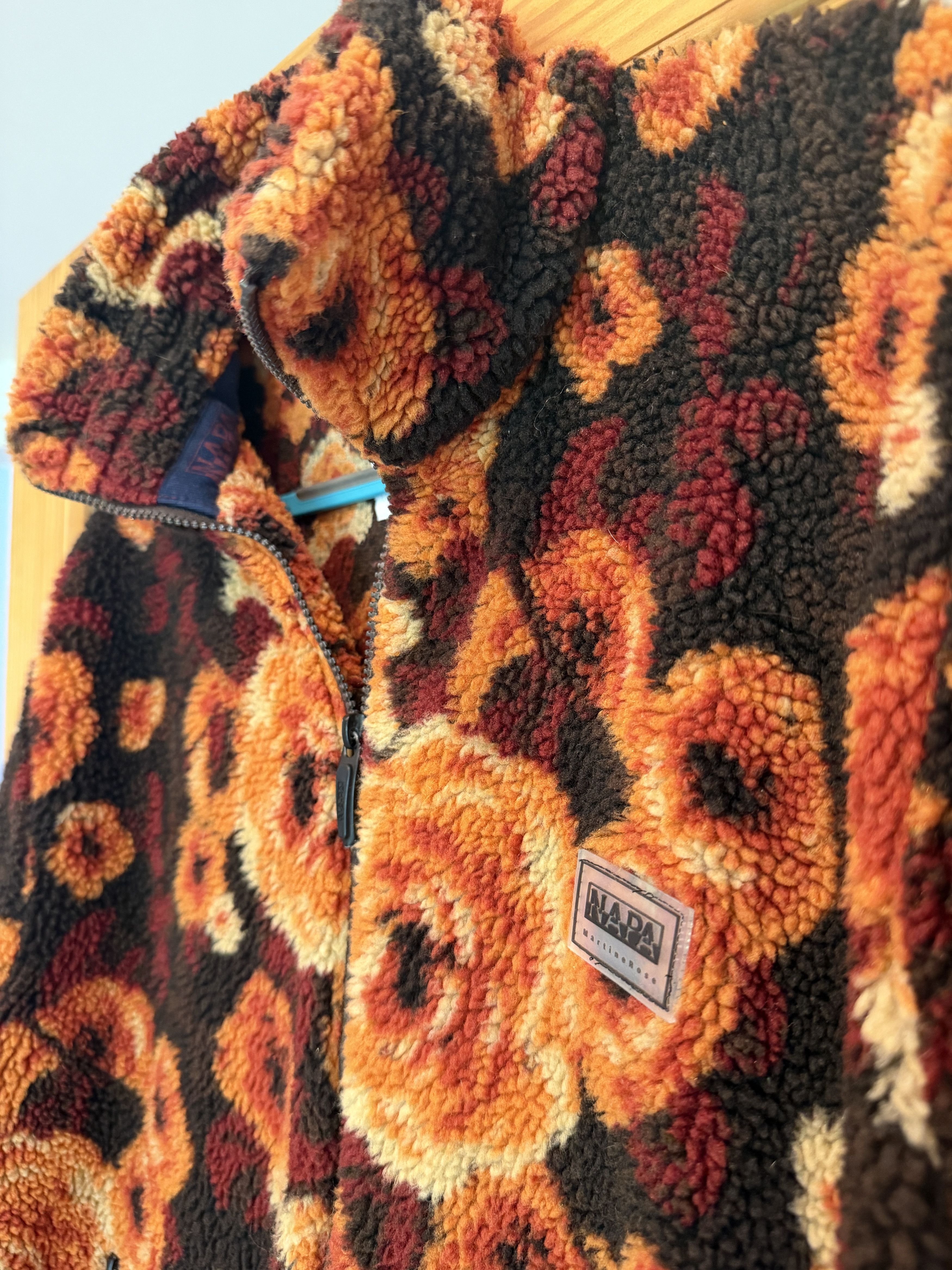 Martine Rose × Napapijri T-Emin Jacquard Floral Fleece Jacket Size US S / EU 44-46 / 1 - 2 Thumbnail