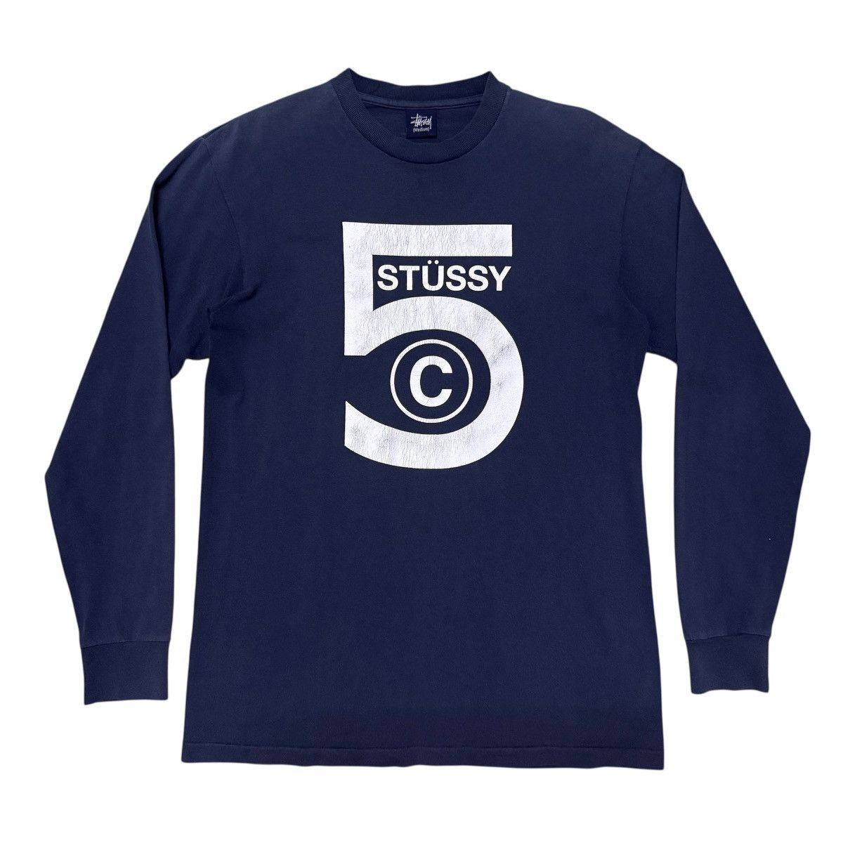 Stussy Vintage Stussy Big Logo Long Sleeve T Shirt Size US M / EU 48-50 / 2 - 1 Thumbnail