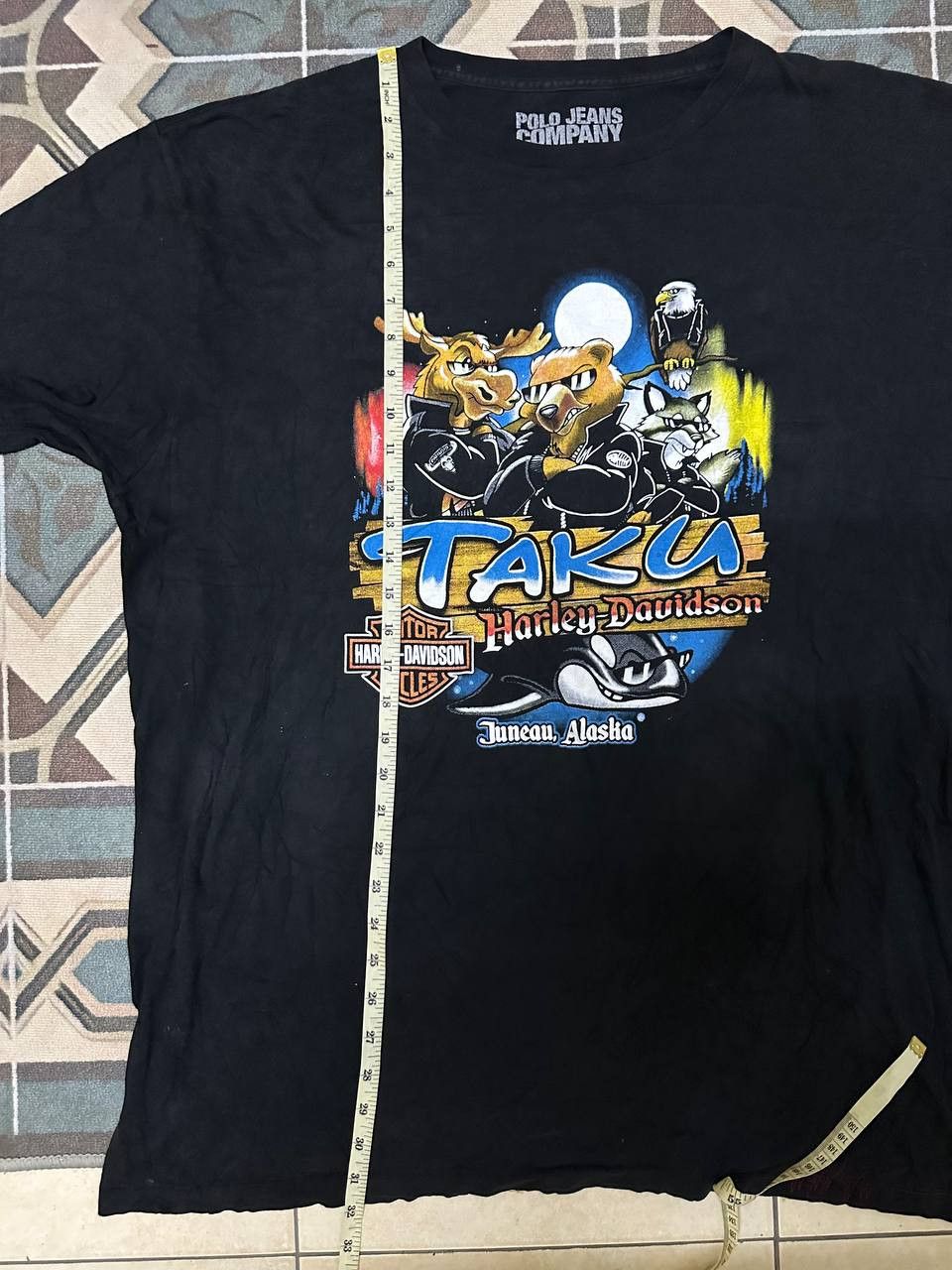 Polo Ralph Lauren × Vintage Polo Harley Taku Animal Cartoon Vintage Printed Tee Size US XL / EU 56 / 4 - 6 Thumbnail
