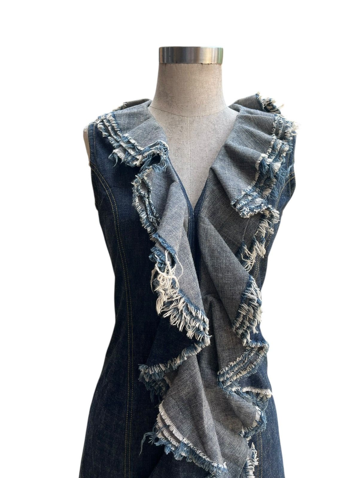 Japanese Brand Denim dress Size S / US 4 / IT 40 - 7 Thumbnail