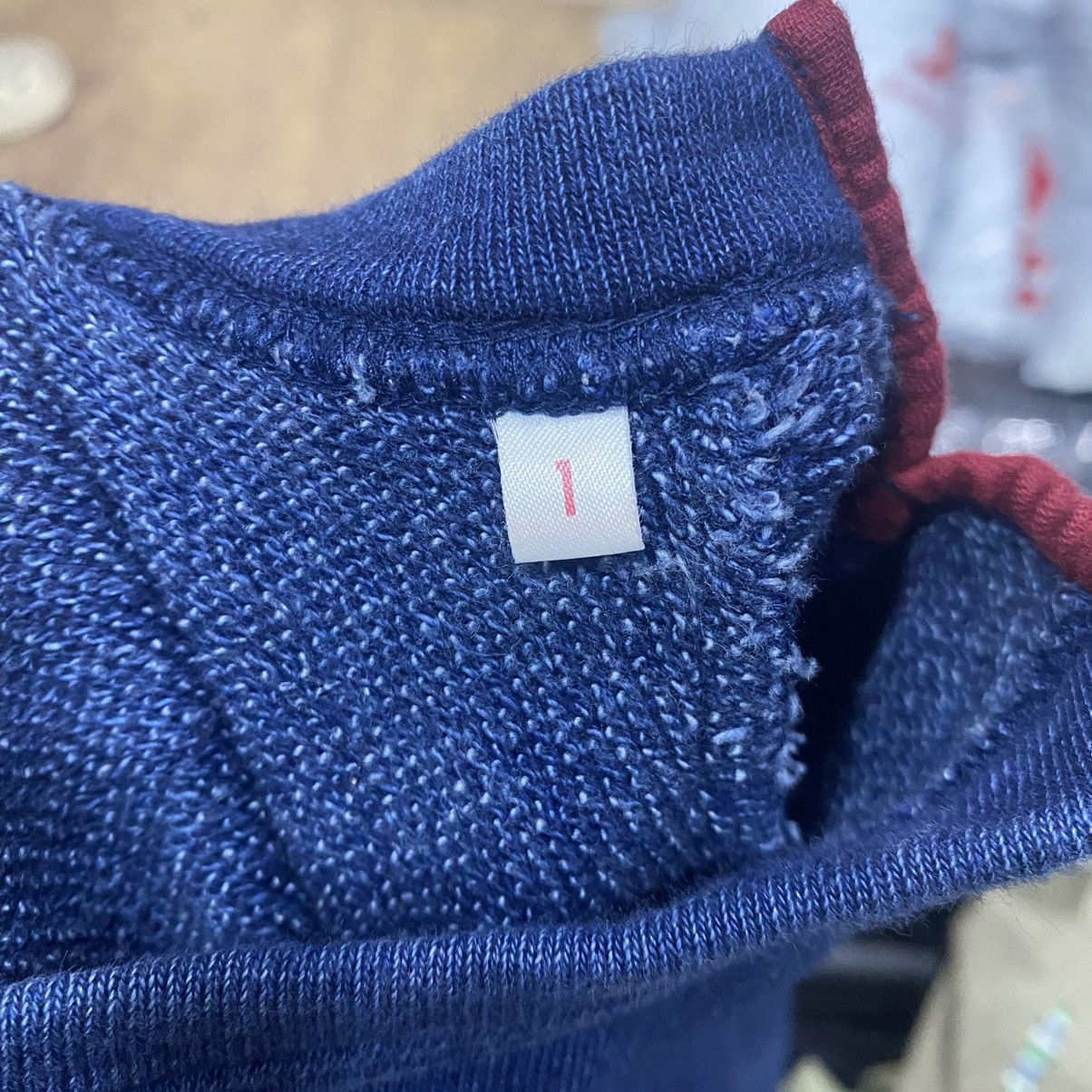 Blue Blue Japan Blue blue Japan. Patches sweatshirt in indigo blue. Size US S / EU 44-46 / 1 - 11 Thumbnail