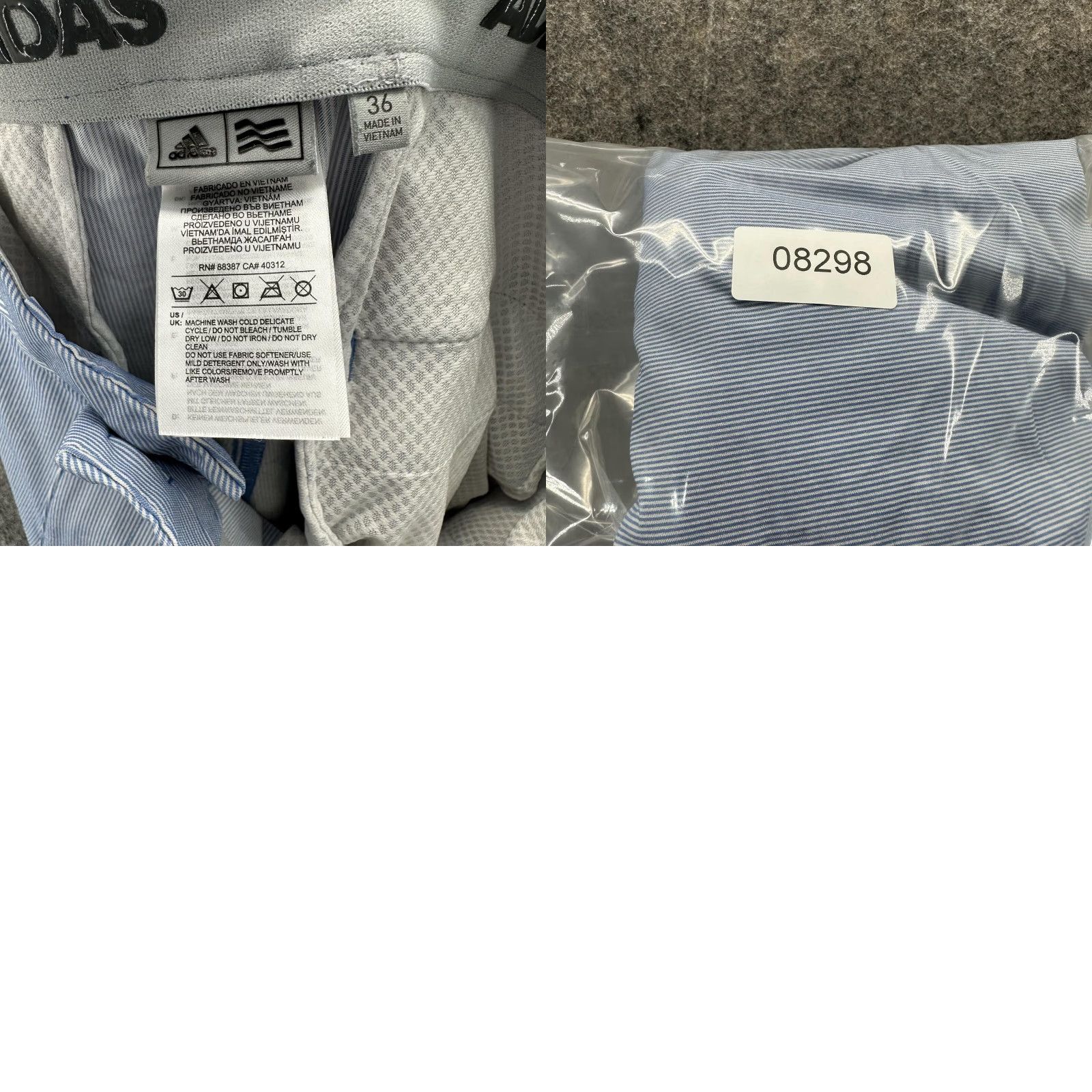 Adidas Adidas Shorts Men 36 Blue Outdoors Pocket 365 Athletic Golf Chino Trefoil Soft Size US 36 / EU 52 - 9 Thumbnail