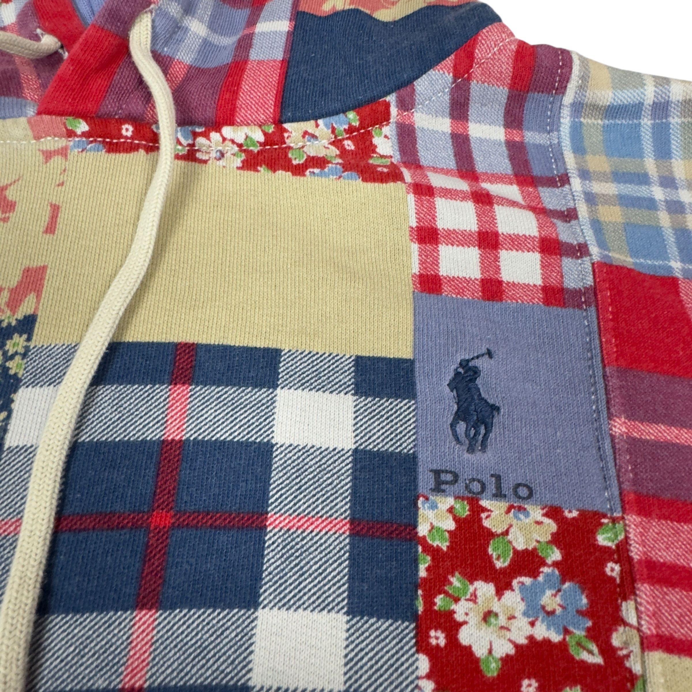 Polo Ralph Lauren Polo Ralph Lauren Women Multicolor Patchwork Fleece Hoodie S Size S / US 4 / IT 40 - 4 Thumbnail