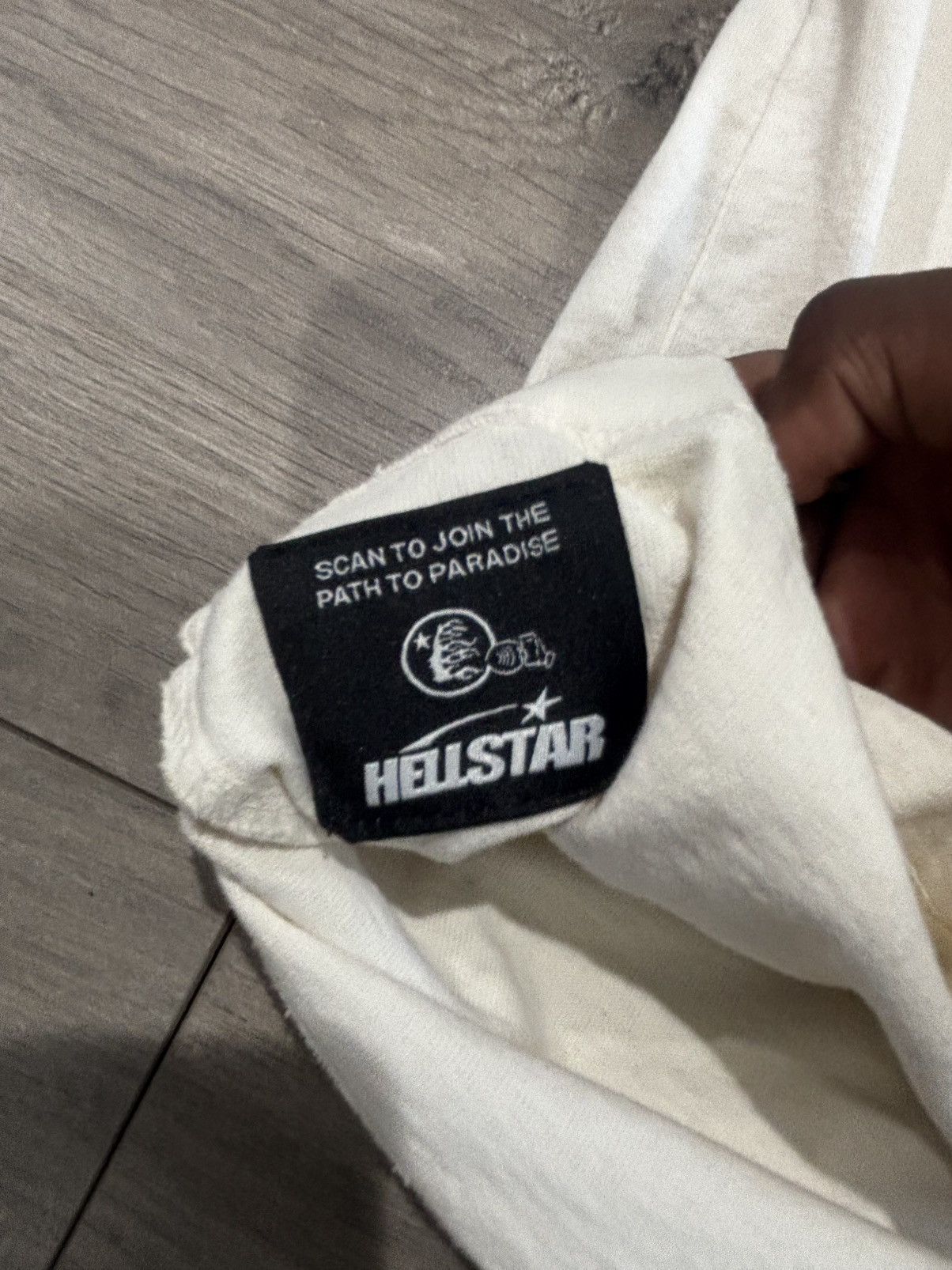 HELLSTAR Helstar white and orange cotton t-shirt Size US XS / EU 42 / 0 - 5 Thumbnail