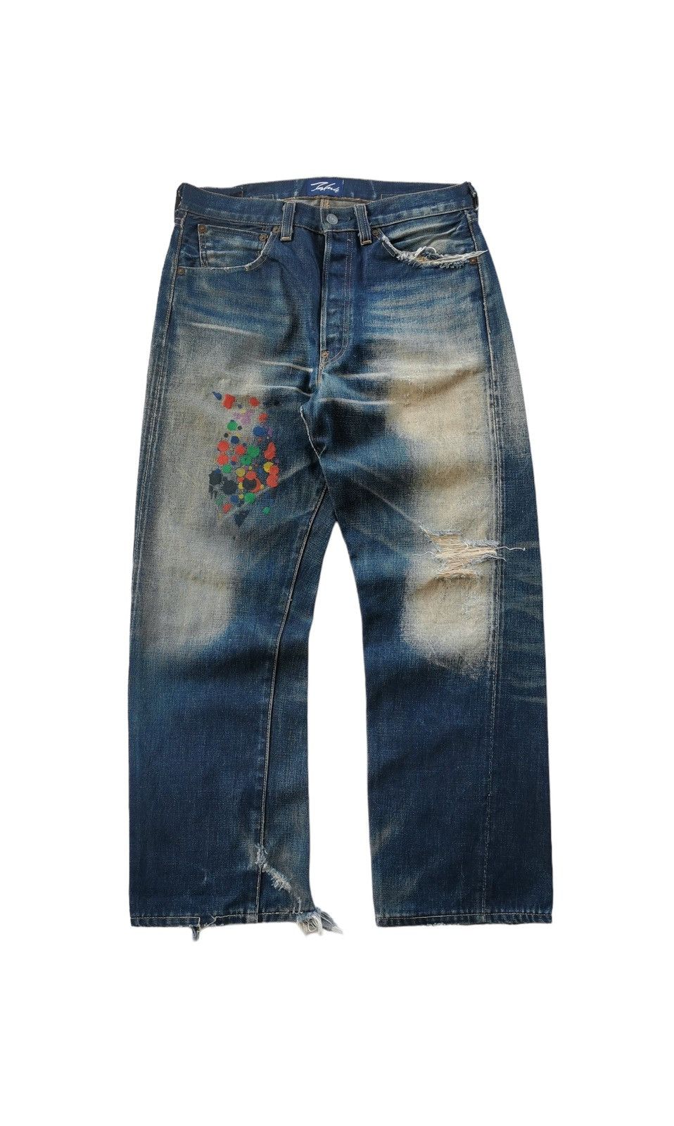 Futura × Levi's Vintage Clothing × Vintage Levis Vintage Clothing X Futura Selvedge Denim Jeans Size US 32 / EU 48 - 5 Thumbnail
