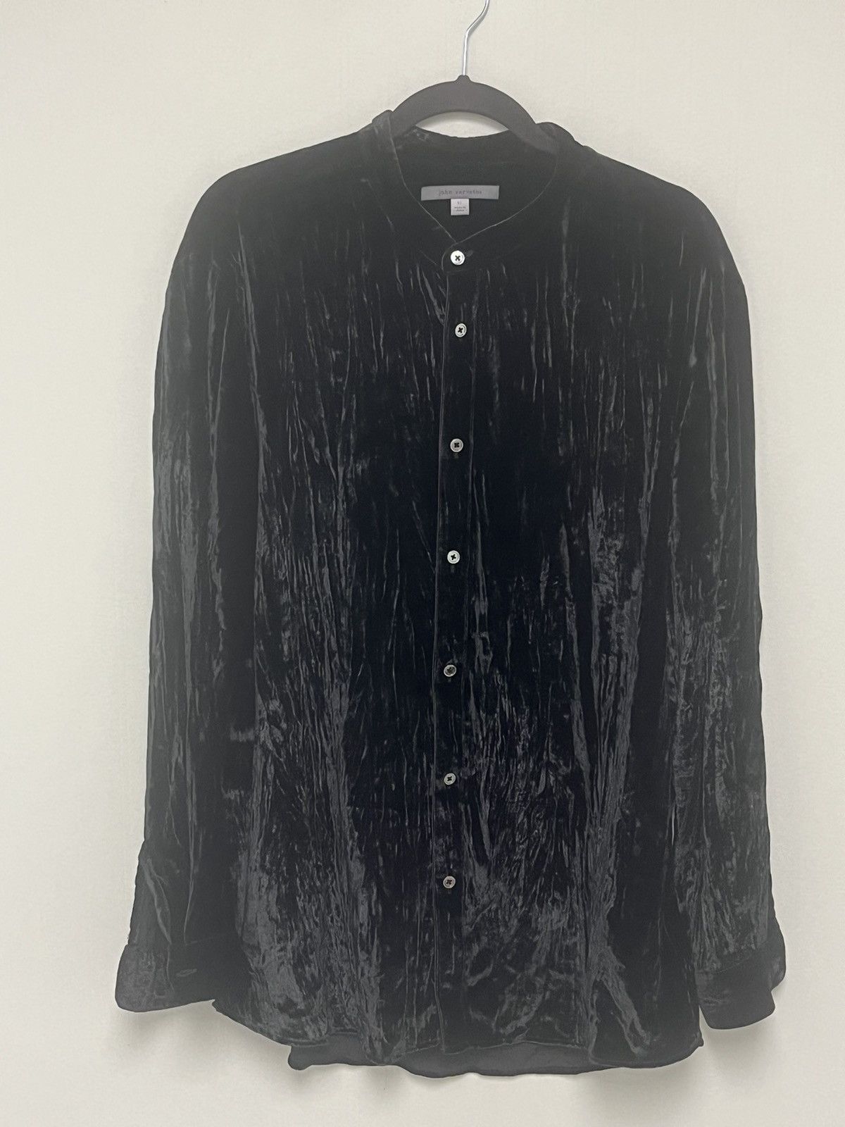 John Varvatos Crushed velvet shirt. Large Size US L / EU 52-54 / 3 - 6 Thumbnail