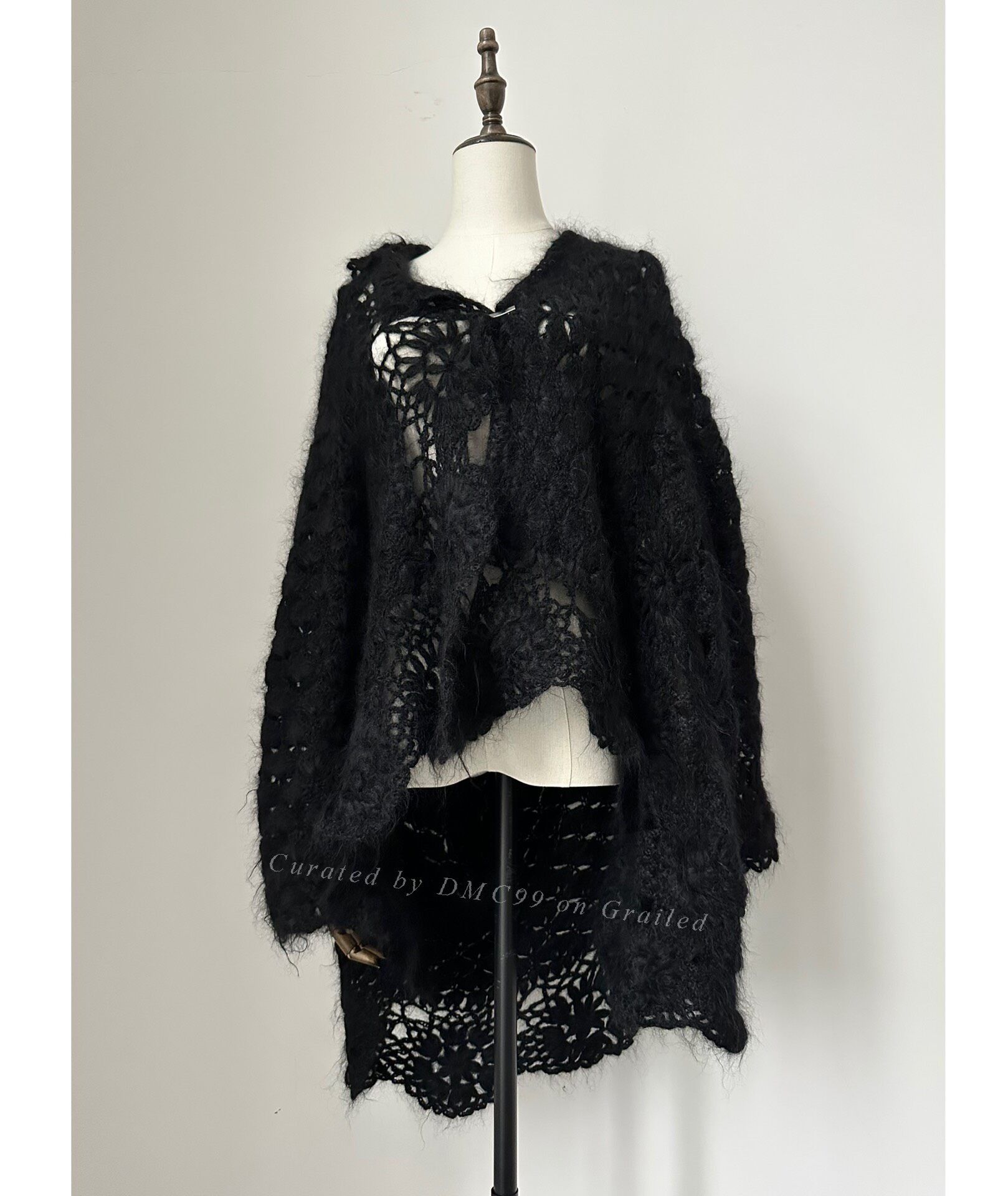 Rei Kawakubo Comme des Garçons Tricot Knit Shawl Cardigan Size M / US 6-8 / IT 42-44 - 1 Thumbnail