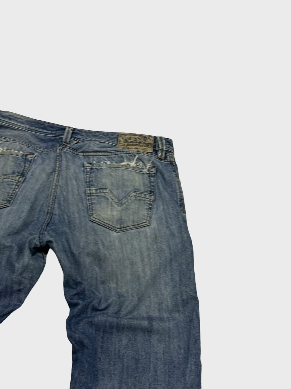 Japanese Brand × Vintage Vintage Distressed Diesel Industry Thrashed Jeans Size US 36 / EU 52 - 11 Thumbnail