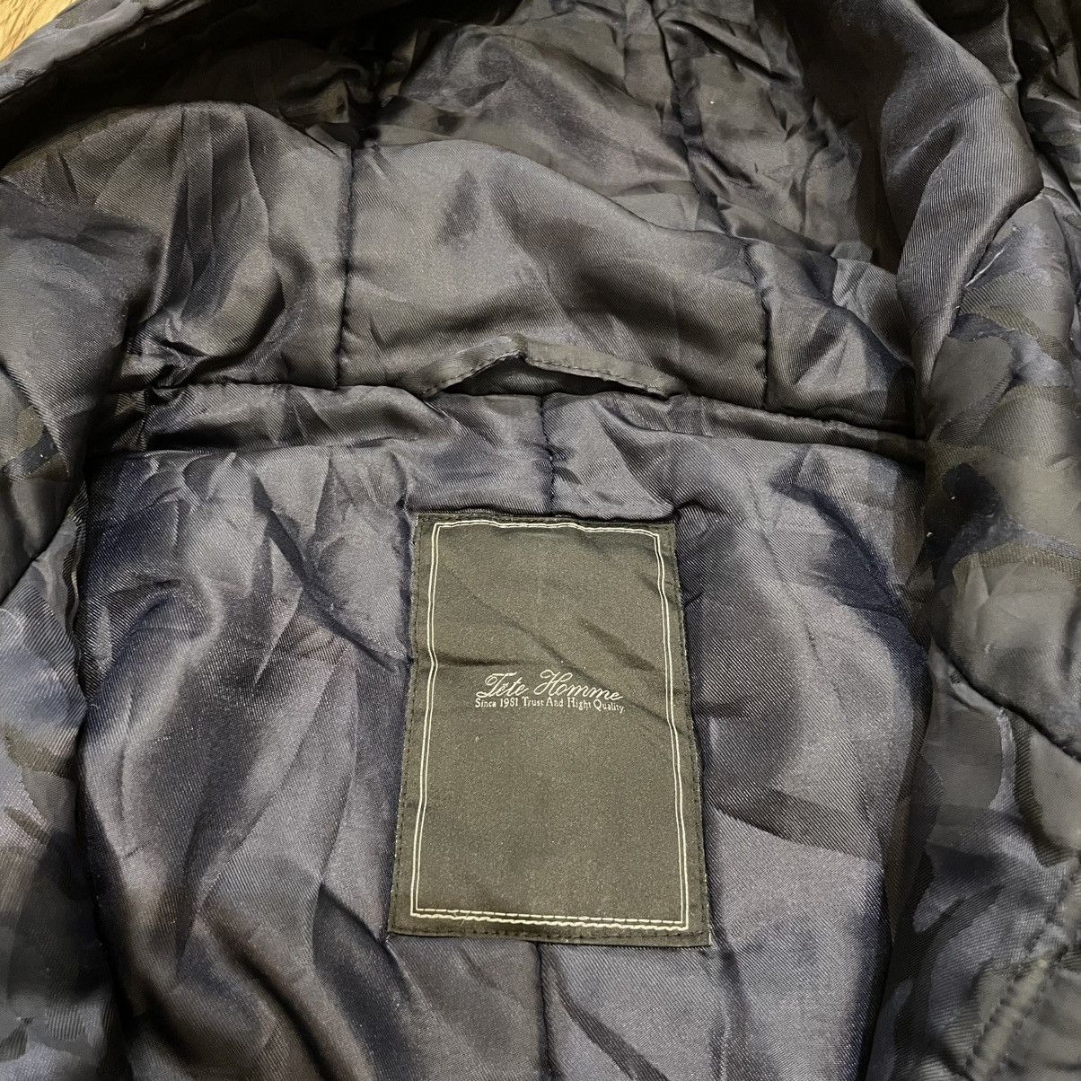 Issey Miyake Issey Miyake Tete Home Blue Camo Hooded Jacket Size US M / EU 48-50 / 2 - 4 Thumbnail
