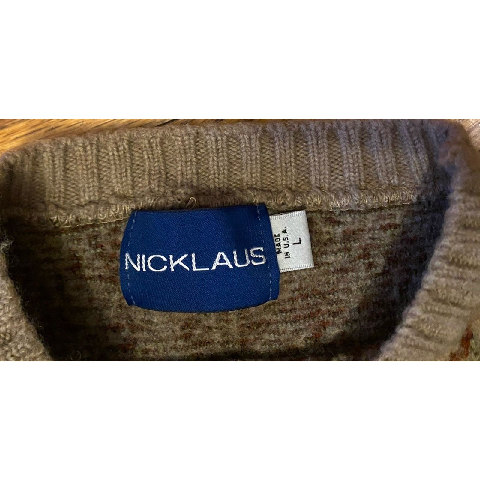 Vintage Vintage USA Jack Nicklaus Sweater Men’s Large Brown Size US L / EU 52-54 / 3 - 2 Thumbnail