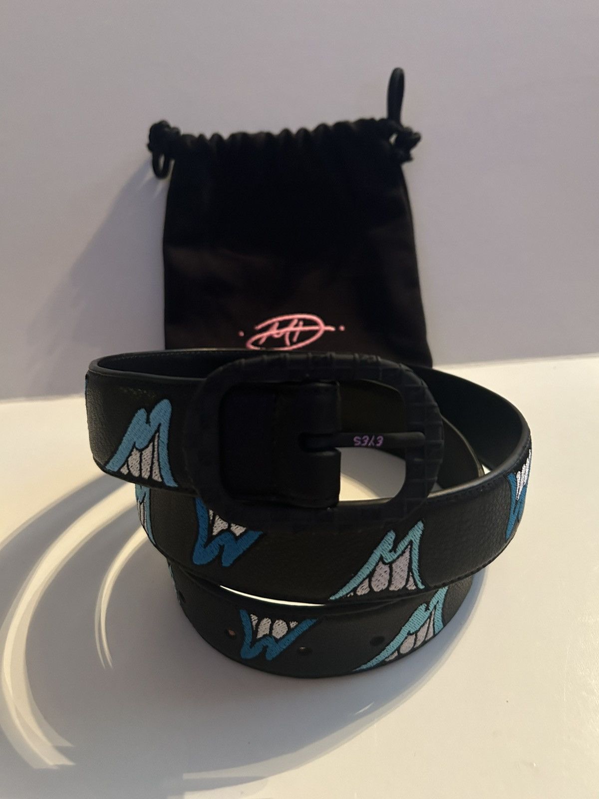 Matty Boy Matty Boy Anti Promo Blue Chomper Belt Size 38 Size 38 - 2 Thumbnail