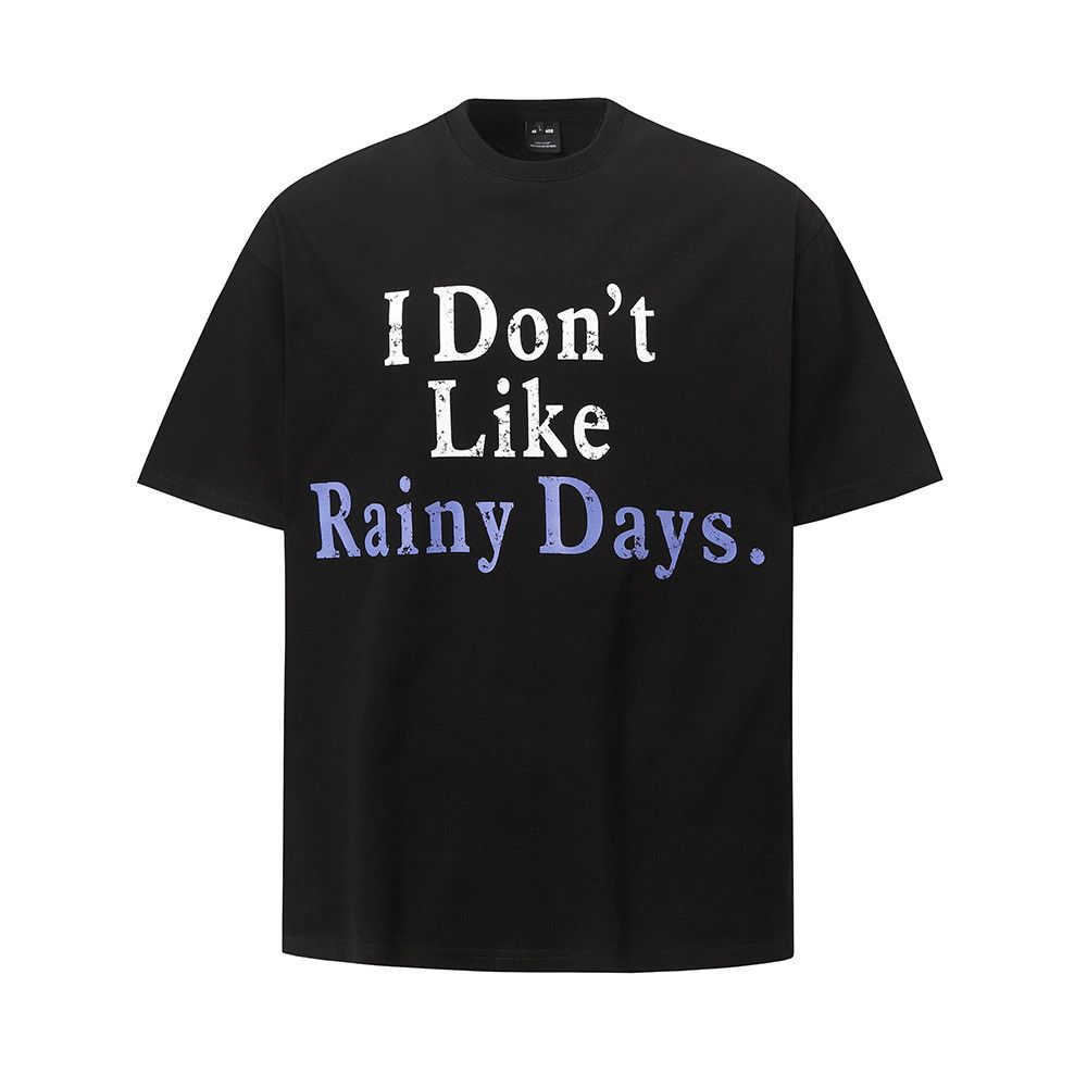 Japanese Brand Men's American Retro Loose-Fit T-Shirt with Lightning Print Size US M / EU 48-50 / 2 - 2 Thumbnail