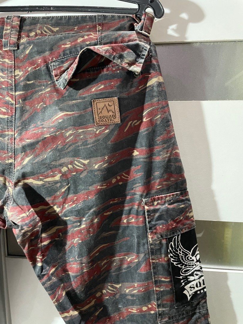 Japanese Brand × Vintage Tiger camo stripe Cargo tactical multi pocket jean Size US 28 / EU 44 - 5 Thumbnail