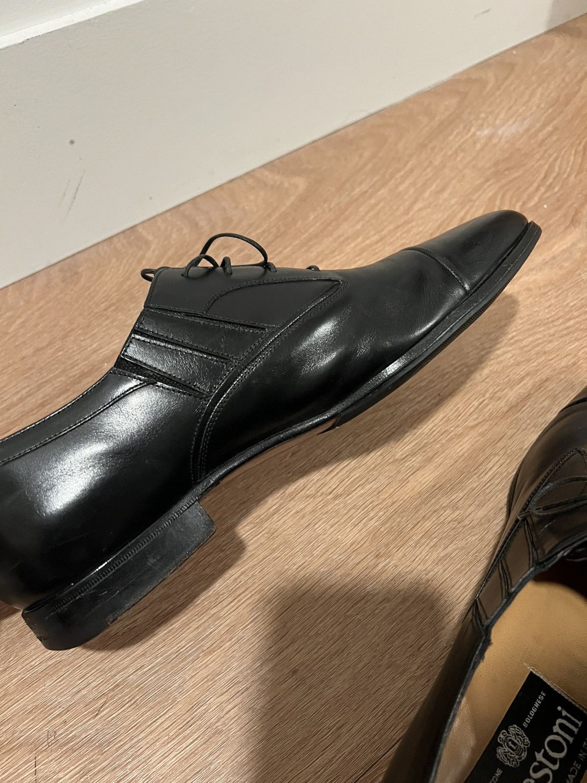 Testoni A.testoni Cap Toe Oxfords With Elastic Detail UK8 Size US 9 / EU 42 - 8 Thumbnail