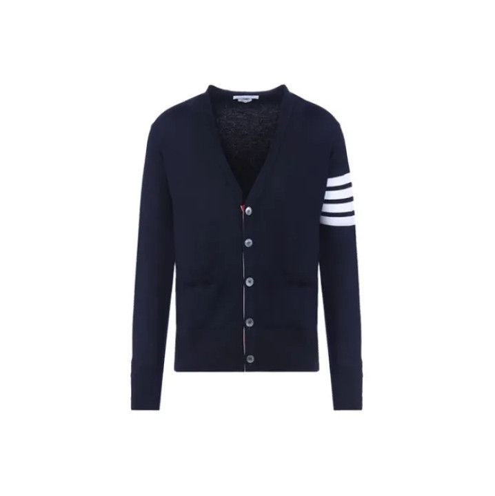 Thom Browne Thom Browne Classic Merino Wool Cardigan Size US M / EU 48-50 / 2 - 1 Thumbnail