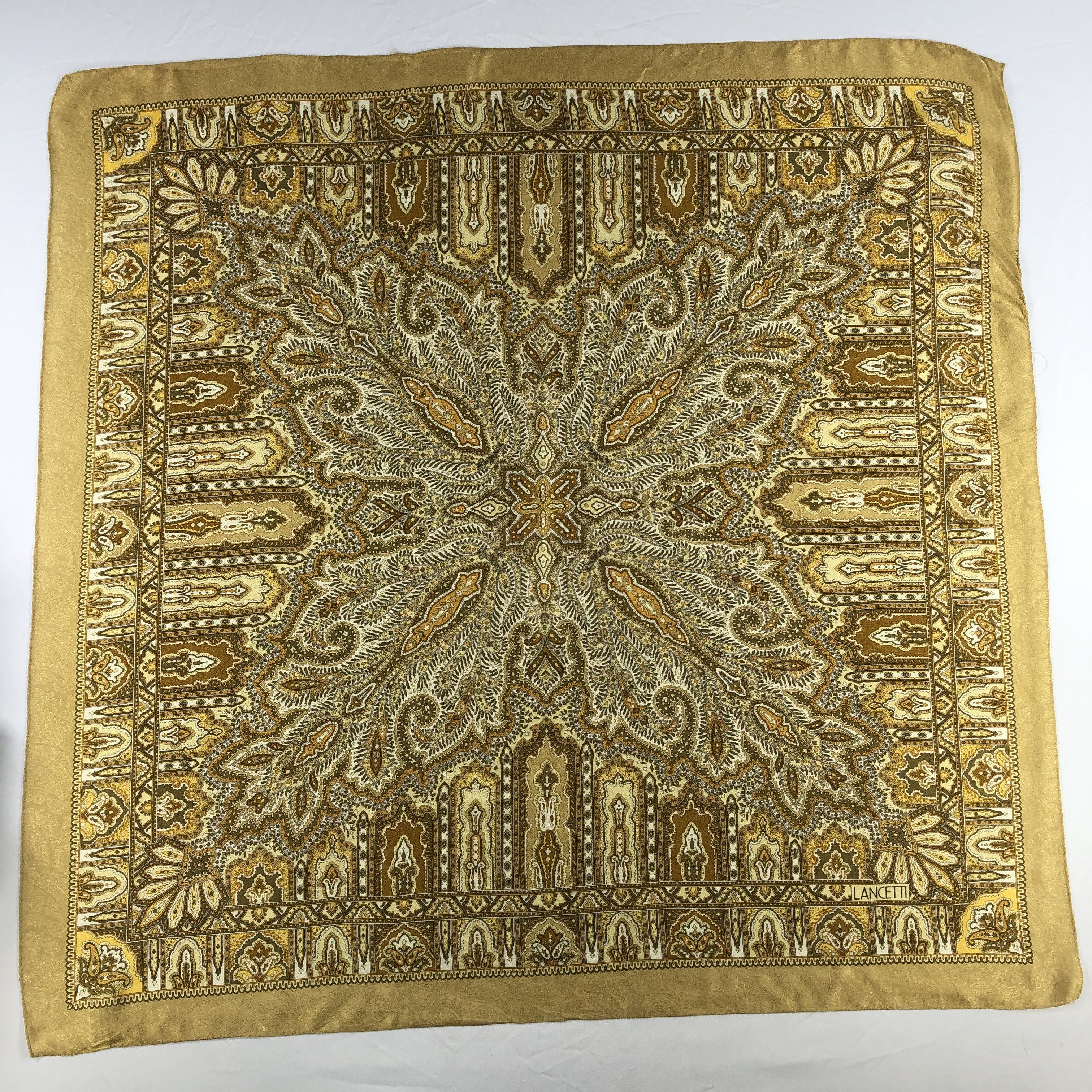 Lui di Lancetti Vintage Lui De Lancetti Silk Scarf Size ONE SIZE - 2 Thumbnail