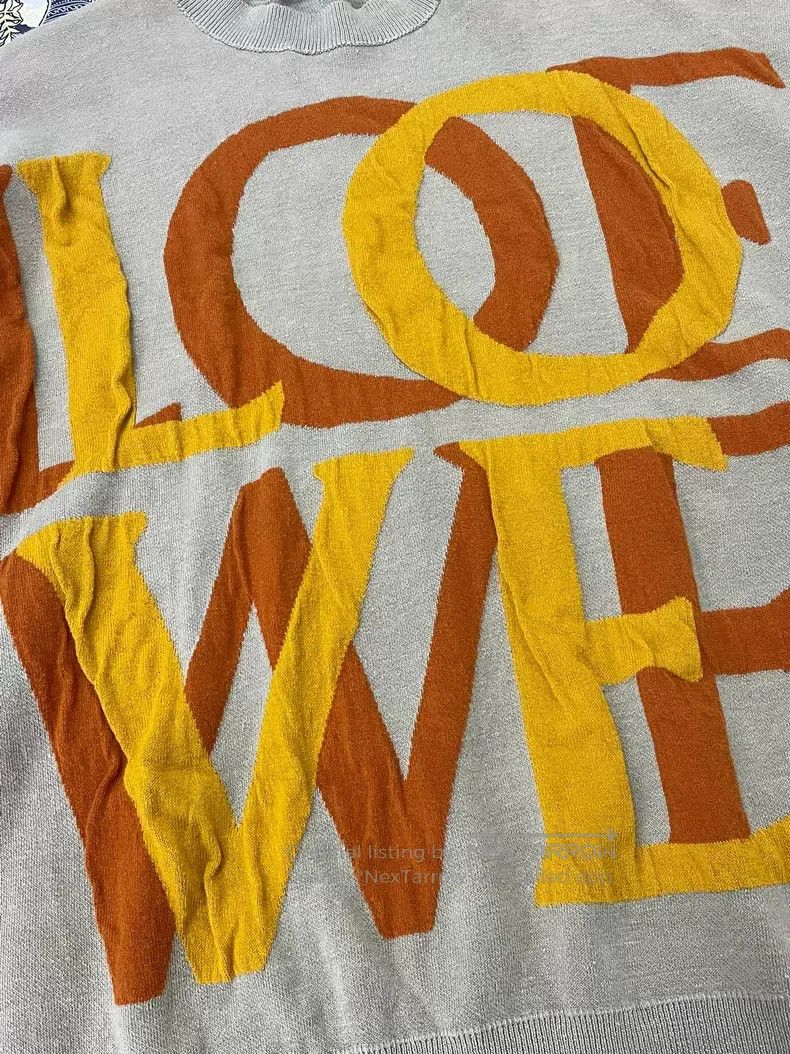 Loewe Loewe Color Block Letter Knit Top Size S / US 4 / IT 40 - 2 Thumbnail