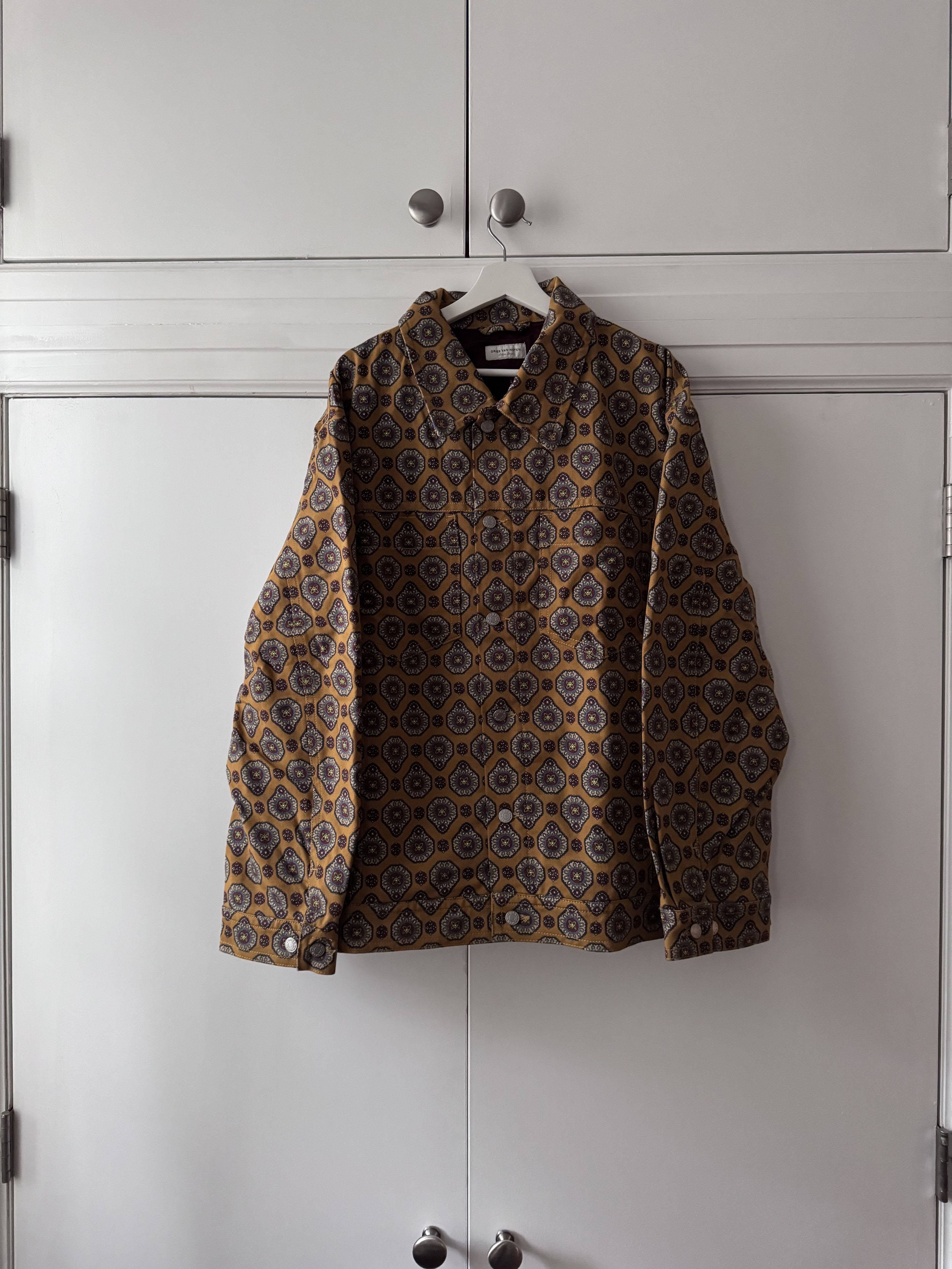 Dries Van Noten Patterned Quilted Jacket Size US XL / EU 56 / 4 - 1 Thumbnail