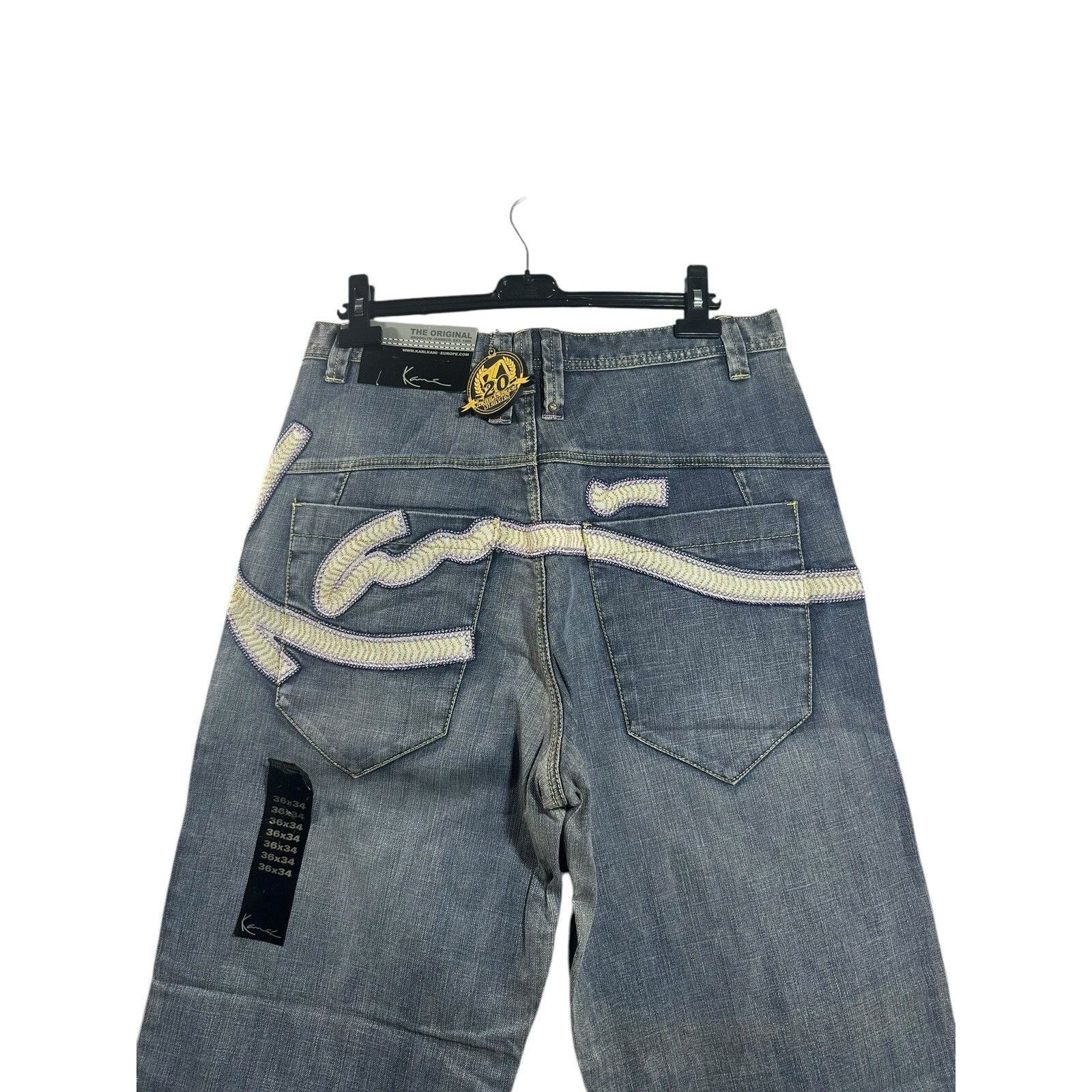 Karl Kani Vintage Karl Kani Jeans 36x34 Denim Hip Hop Baggy Y2K 90’s 2 Size US 36 / EU 52 - 4 Thumbnail