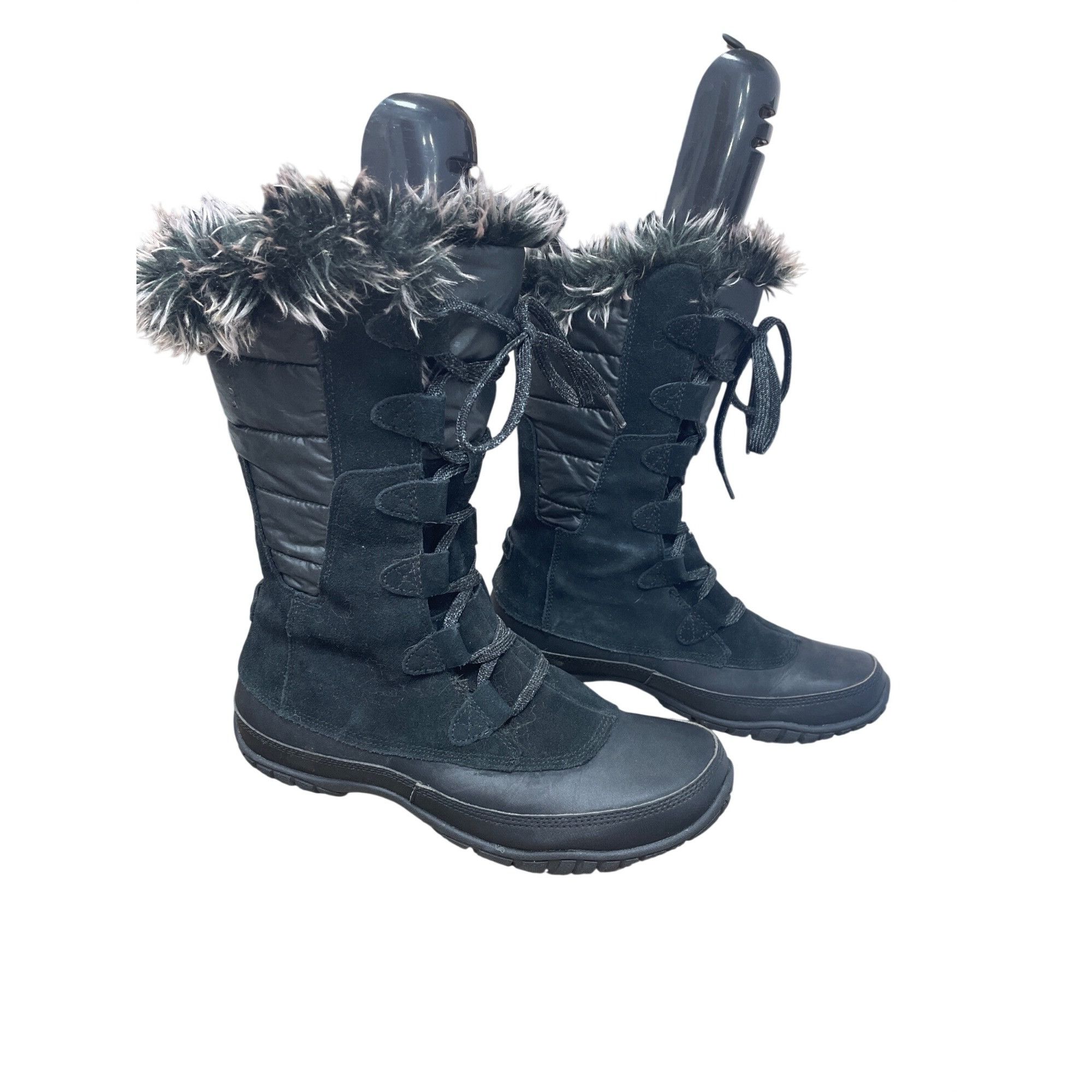 The North Face NorthFace Primaloft Womans Black Insulated fur lined winter Size US 9 / IT 39 - 3 Thumbnail