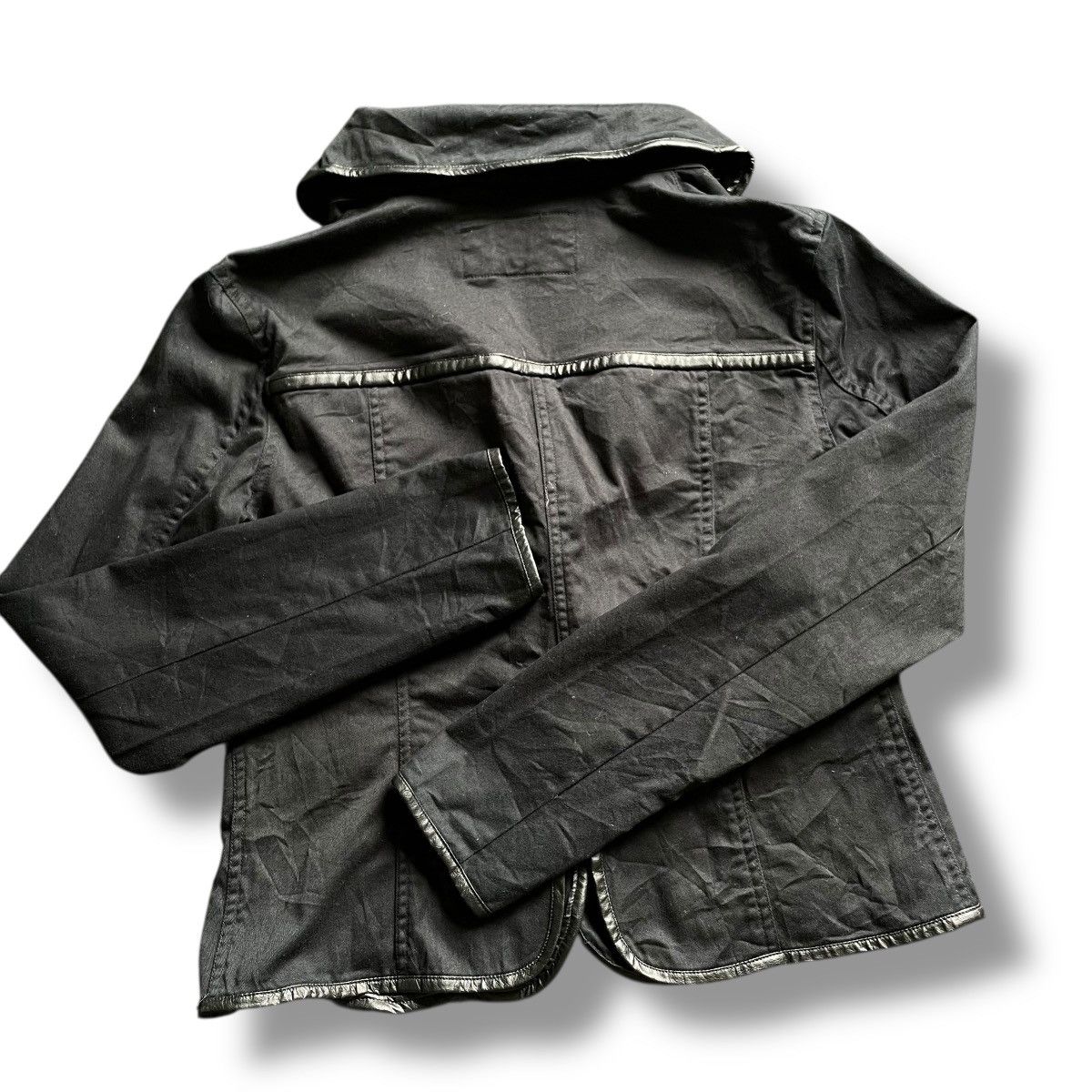 Von Dutch VINTAGE VON DUTCH COTTON + LEATHER JACKET Size M / US 6-8 / IT 42-44 - 3 Thumbnail