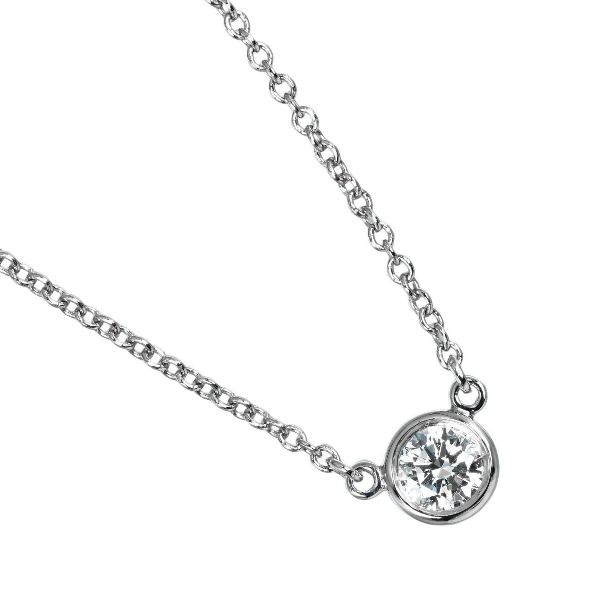 Tiffany & Co. Tiffany & Co. By the Yard Necklace 0.19ct VS1/G/3EX Pt950 Platinum Diamond Approx. 2.55g Size ONE SIZE - 1 Thumbnail