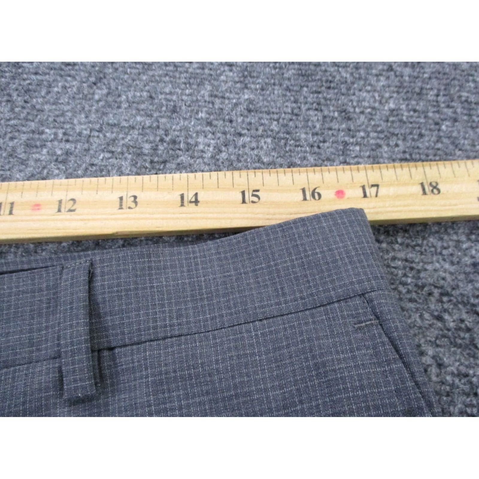 John Varvatos John Varvatos Pants Men 38 X 31 Gray Wool Tailored Dress Business Suit Pants Size 34R - 6 Thumbnail