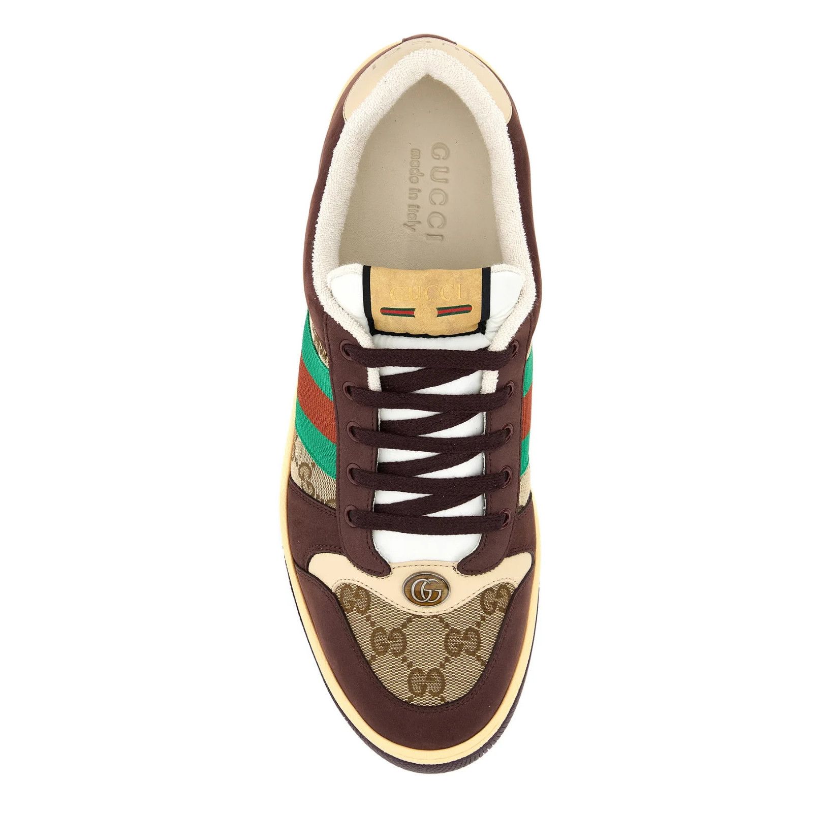 Gucci GUCCI GG Multicolor Leather Sneakers New & Authentic (Men's Size US 11.5 / EU 44-45 - 4 Thumbnail