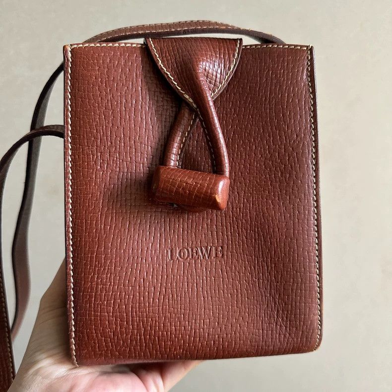 loewe Pre-loved small cross-body bag with buttons 2503-Next