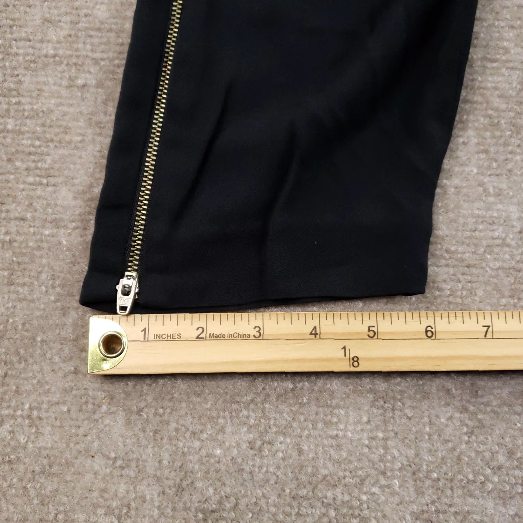 Helmut Lang VINTAGE HELMUT LANG Pants Womens 8 Black Jogger Silk Lined Ankle Zip Tapered Made USA Size 30" / US 8 / IT 44 - 4 Thumbnail