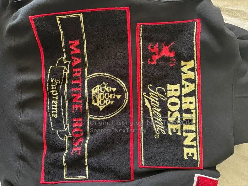 Martine Rose Martine Rose Logo Printed Fuzzy Warm Hooded Sweatshirt Size US M / EU 48-50 / 2 - 3 Thumbnail