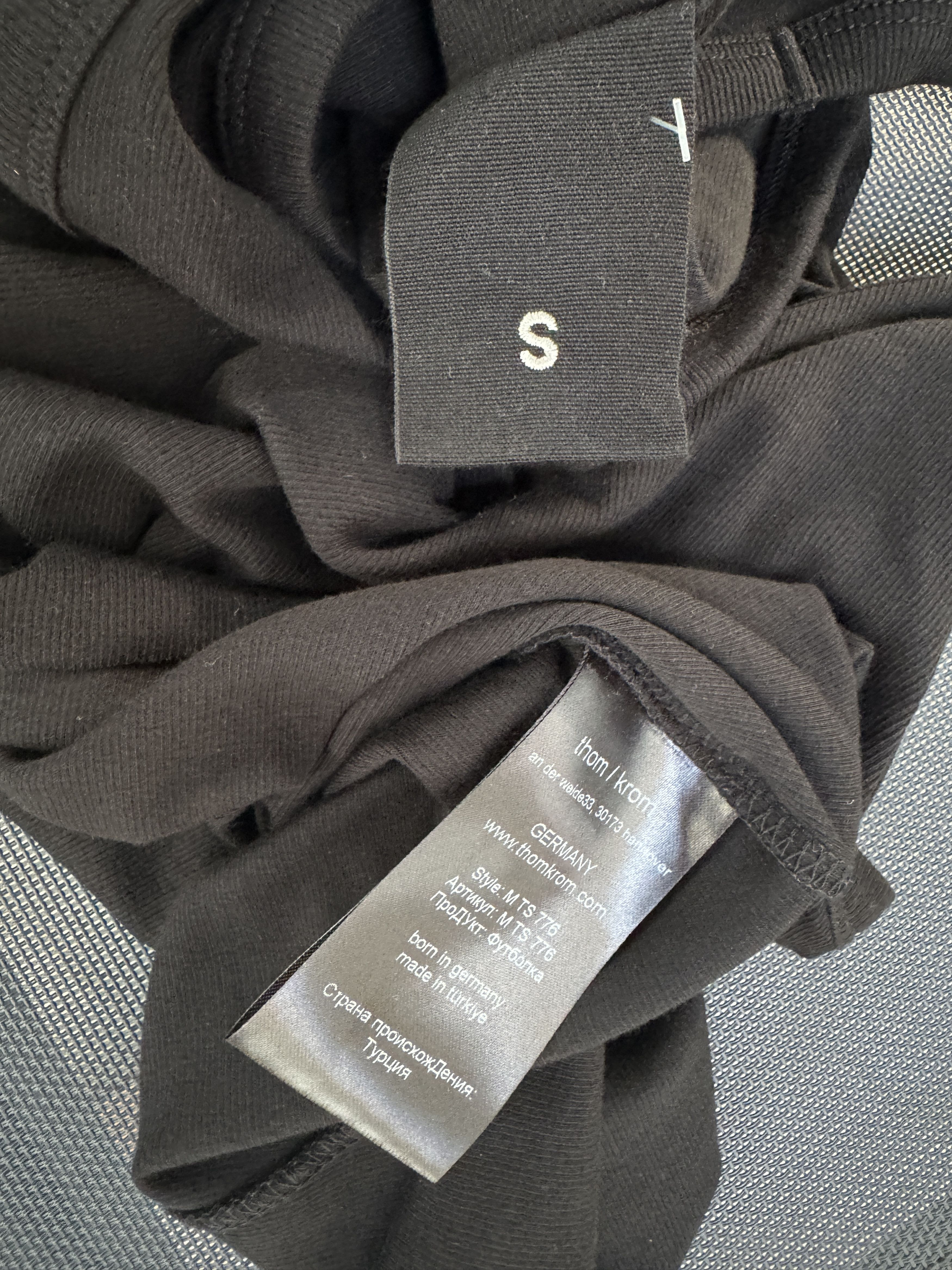 Thom Krom Thom Krom Black Tank Top S Size US S / EU 44-46 / 1 - 12 Thumbnail